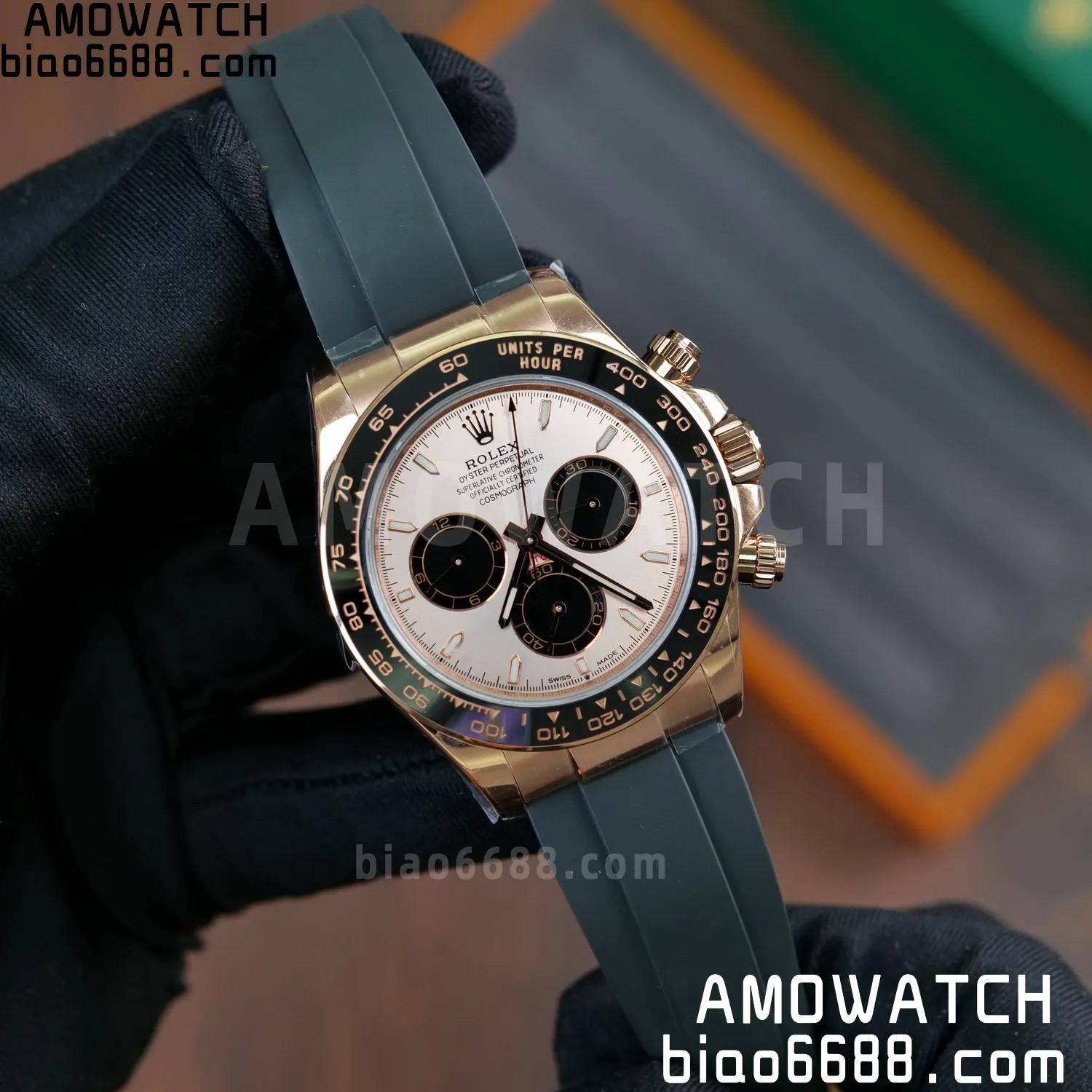 Rolex Daytona 126515 RG UFO 1:1 Best Edition RG Dial on Oysterflex Strap UF4131 (Free Sprung) 59 58e3c5014fc59fa 阿默表行AmoWatch
