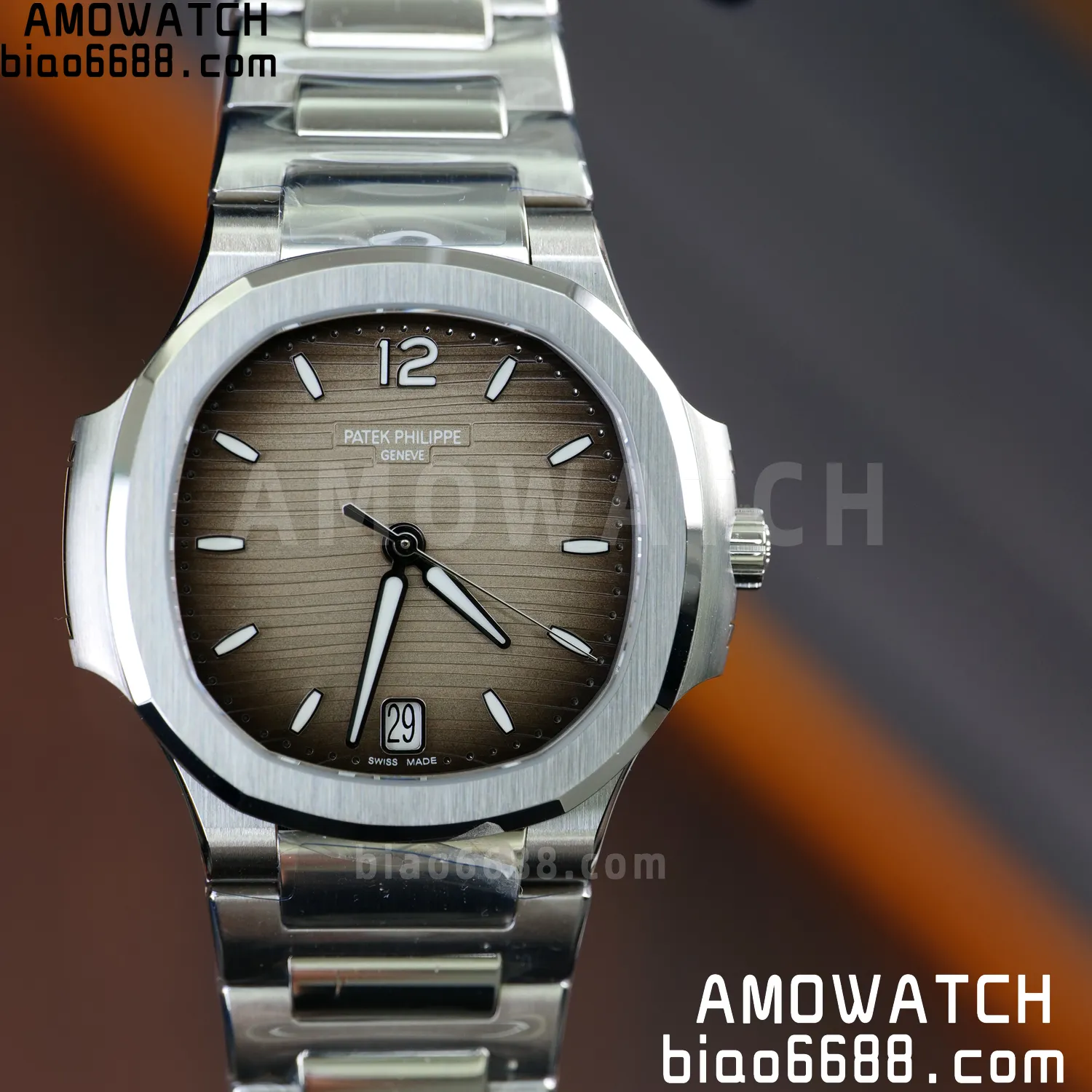 PP Nautilus 7118 Ladies DDF 1:1 Best Edition Gray Dial on SS Bracelet A324 Super Clone 65 5b26886c567f49b AMO Watch