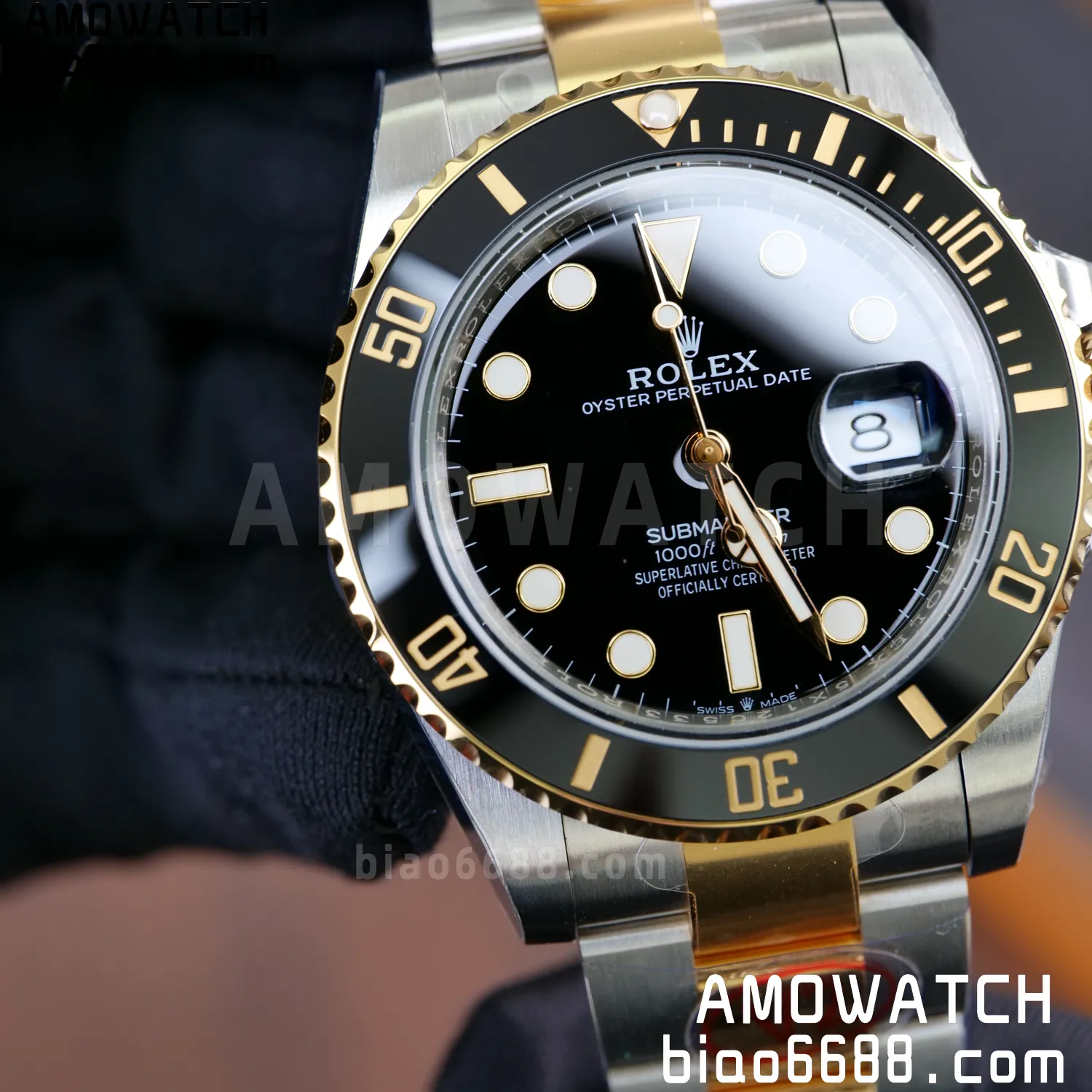 Rolex Submariner 126613 LN SS/YG Black Ceramic 904L Steel VSF 1:1 Best Edition V2 176g 78 65ebae612d3c6af AMO Watch
