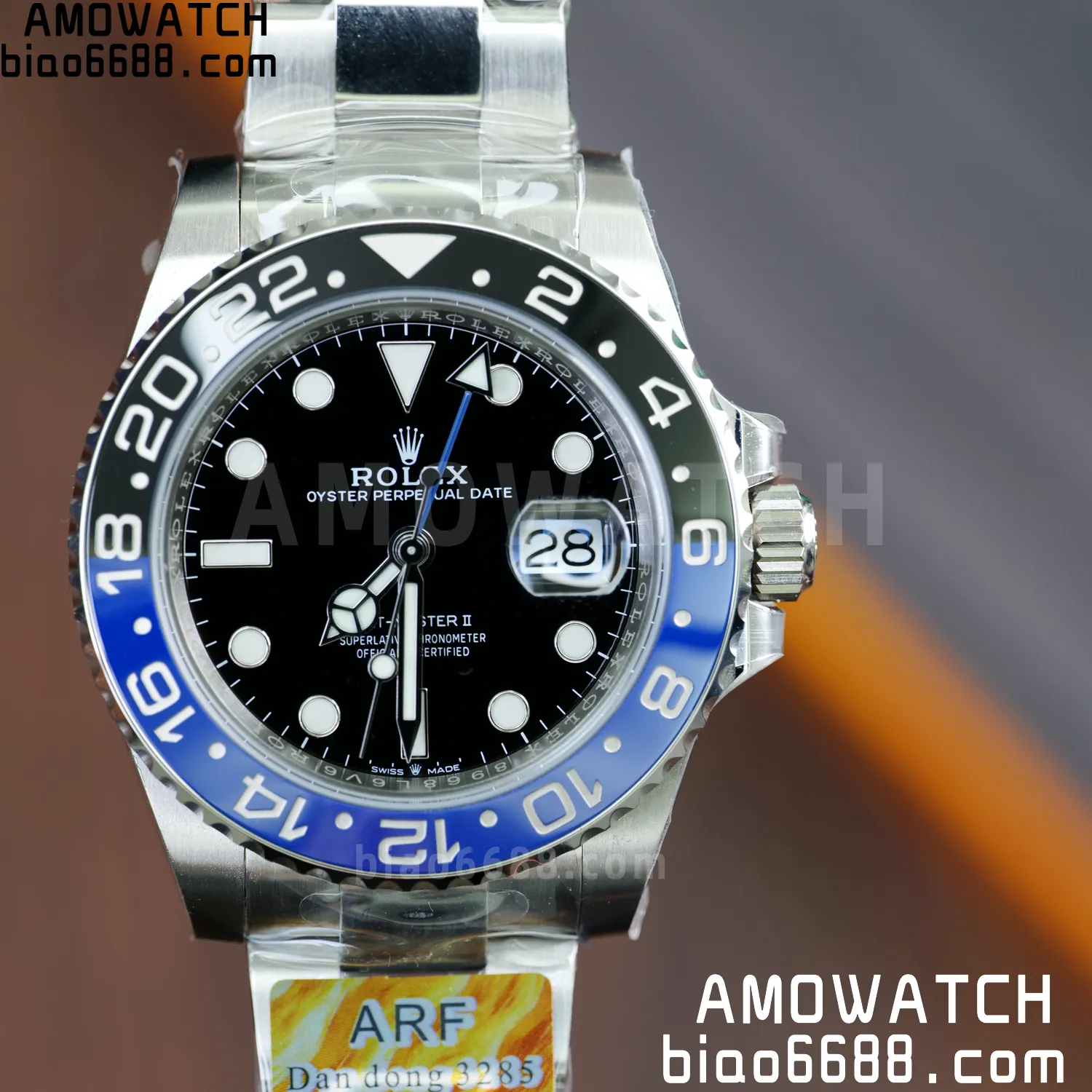 Rolex GMT-Master II 126710 BLRO Blue/Black Ceramic ARF Factory 1:1 Best Edition on Oyster Bracelet DD3285 V2 69 6a1798bf8163055 AMO Watch