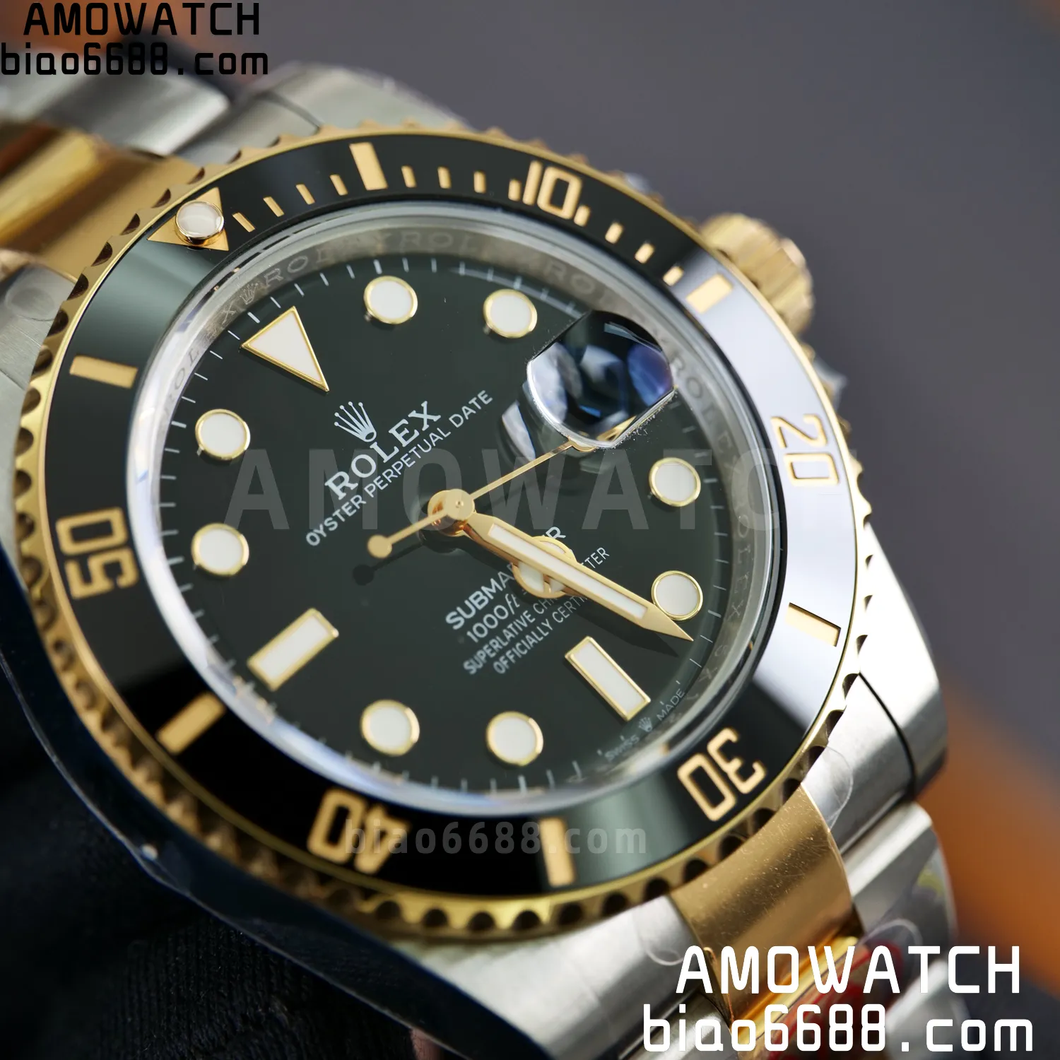 Rolex Submariner 126613 LN SS/YG Black Ceramic 904L Steel VSF 1:1 Best Edition V2 176g 81 768a48689f3e8a5 AMO Watch