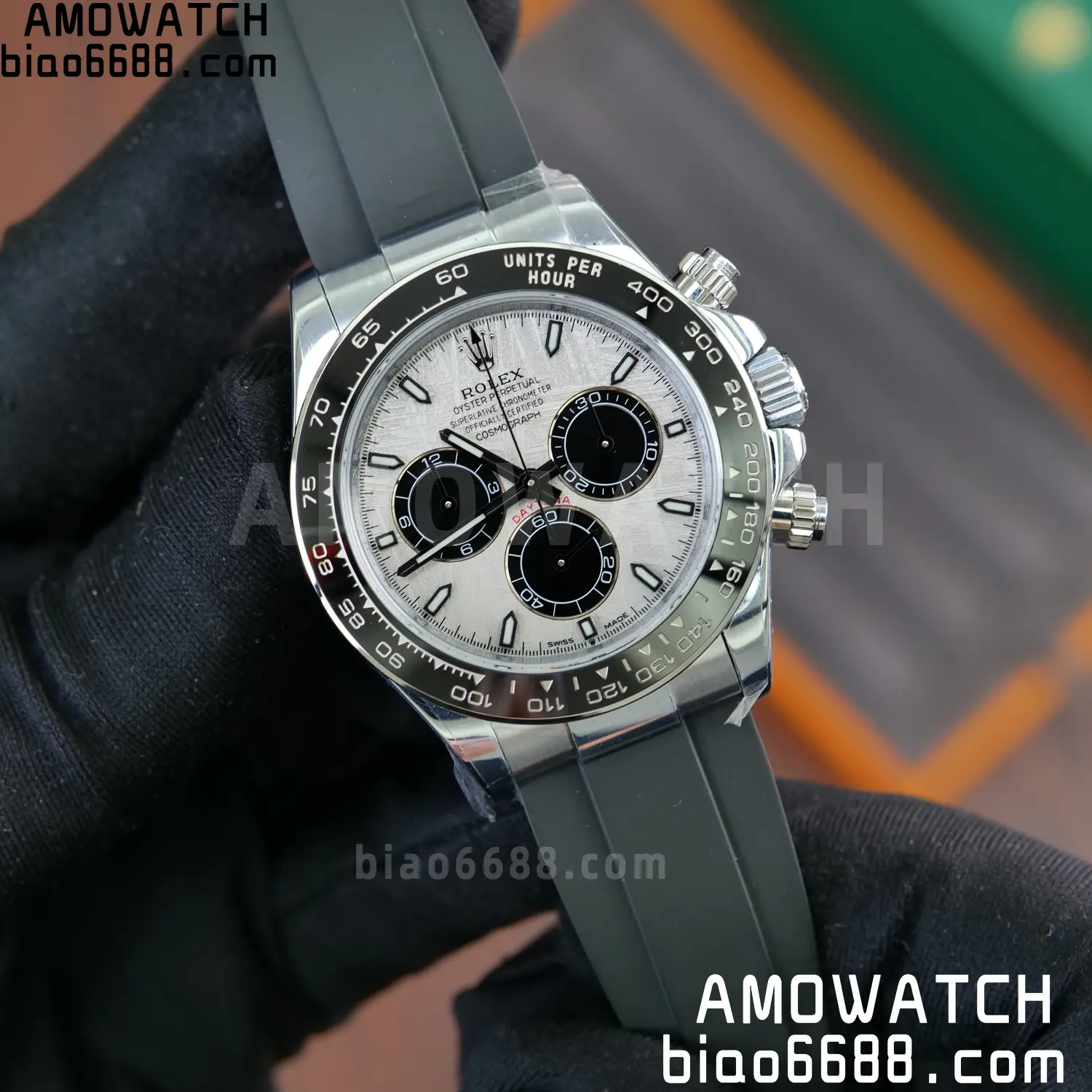 Rolex Daytona 126519 SS UFO 1:1 Best Edition Meteorite Dial on Oysterflex Strap UF4131 (Free Sprung) 63 7d07dfb920b21fd 阿默表行AmoWatch