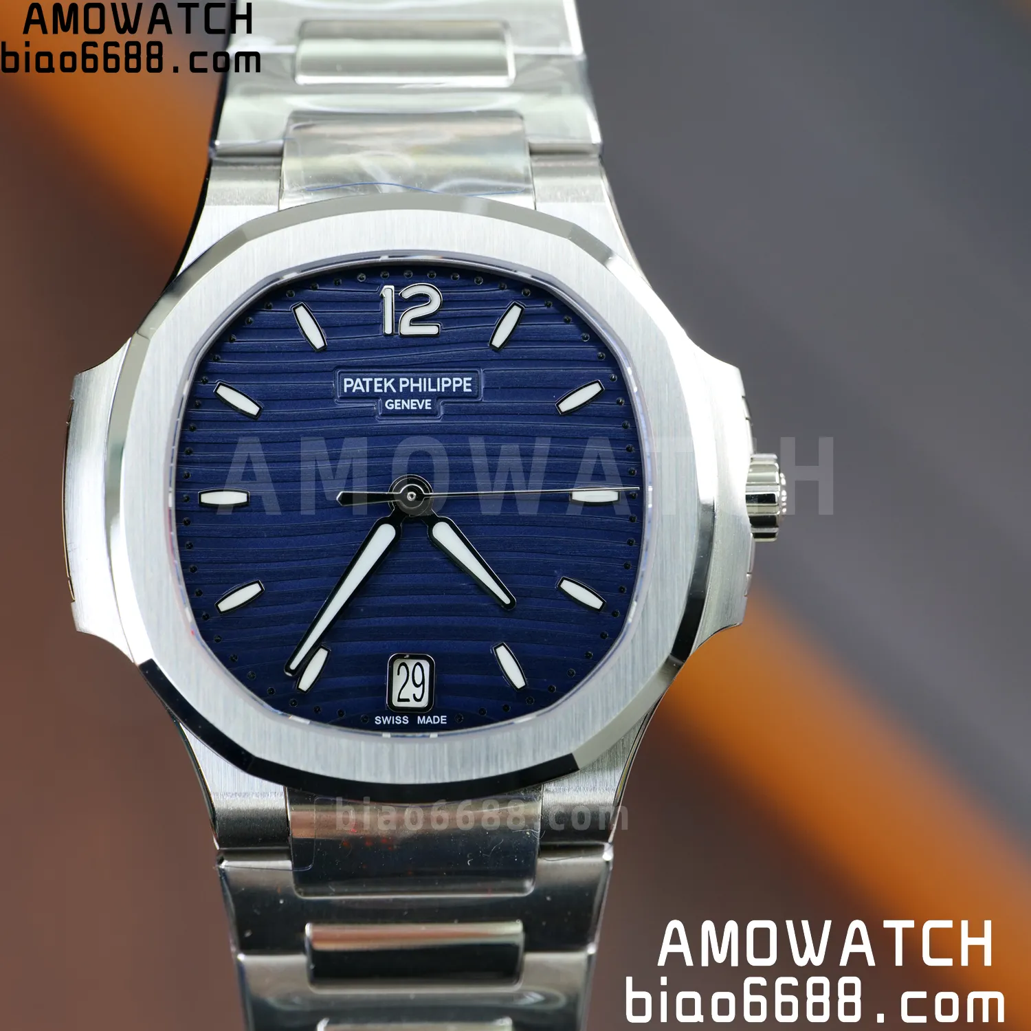 PP Nautilus 7118 Ladies DDF 1:1 Best Edition Blue Dial on SS Bracelet A324 Super Clone 65 80a6ccee23ce030 AMO Watch