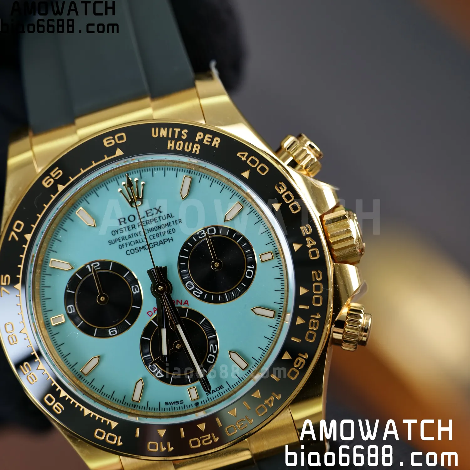 Rolex Daytona 126518 YG ARF 1:1 Best Edition Tiffany Stick Dial on Oysterflex Strap DD4131 V2 (Weighted) 160g 74 820df9e7ce44f90 阿默表行AmoWatch