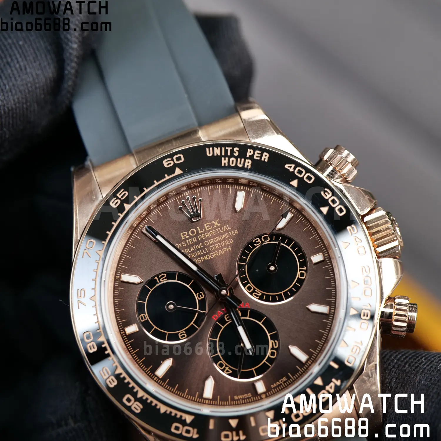 Rolex Daytona 126515 RG UFO 1:1 Best Edition RG Dial on Oysterflex Strap UF4131 (Free Sprung) 89 83cf76f677f3641 AMO Watch