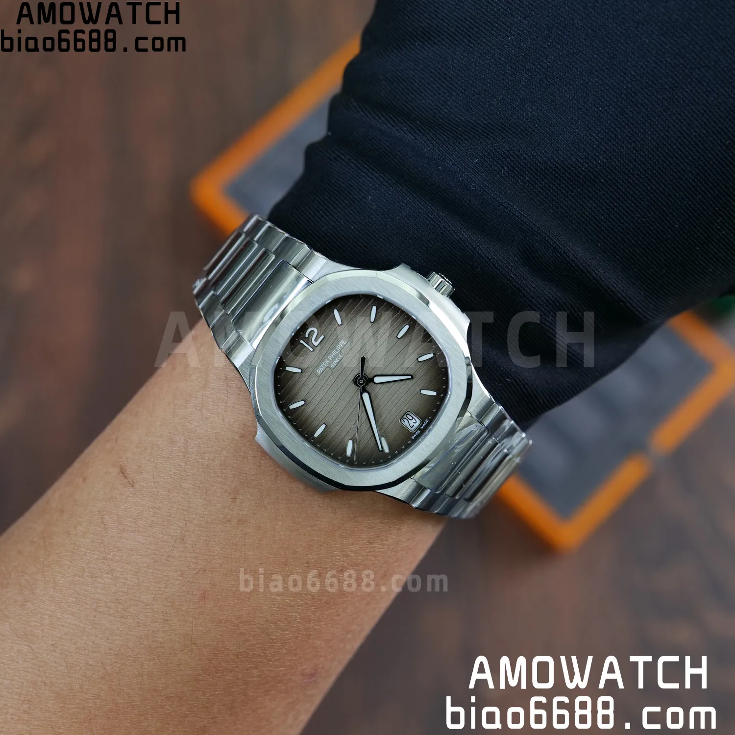 PP Nautilus 7118 Ladies DDF 1:1 Best Edition Gray Dial on SS Bracelet A324 Super Clone 84 9448ae862c9b64e AMO Watch
