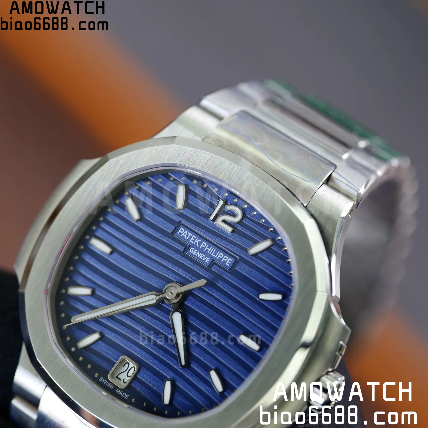 PP Nautilus 7118 Ladies DDF 1:1 Best Edition Blue Dial on SS Bracelet A324 Super Clone 76 a0d0002e7aa0f16 AMO Watch