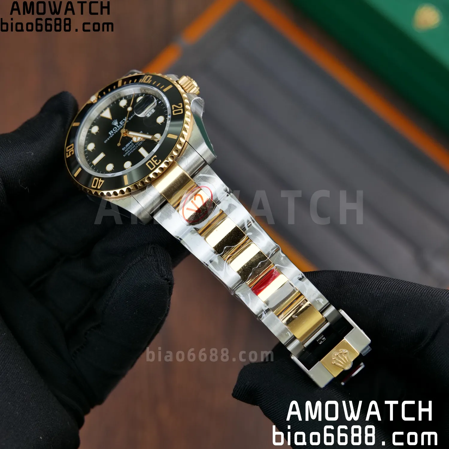 Rolex Submariner 126613 LN SS/YG Black Ceramic 904L Steel VSF 1:1 Best Edition V2 176g 67 a27e8722ad275b5 AMO Watch
