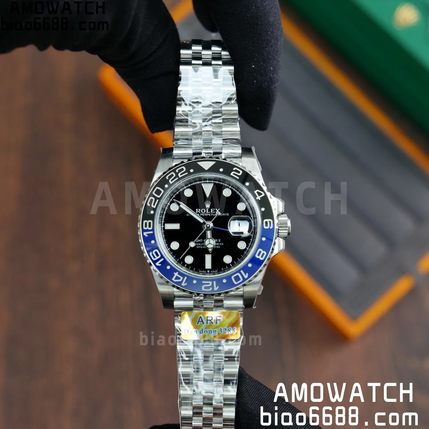 Rolex GMT-Master II 126710 BLRO Blue/Black Ceramic ARF Factory 1:1 Best Edition on Jubilee Bracelet DD3285 V2 65 b8e7f1232068a07 AMO Watch