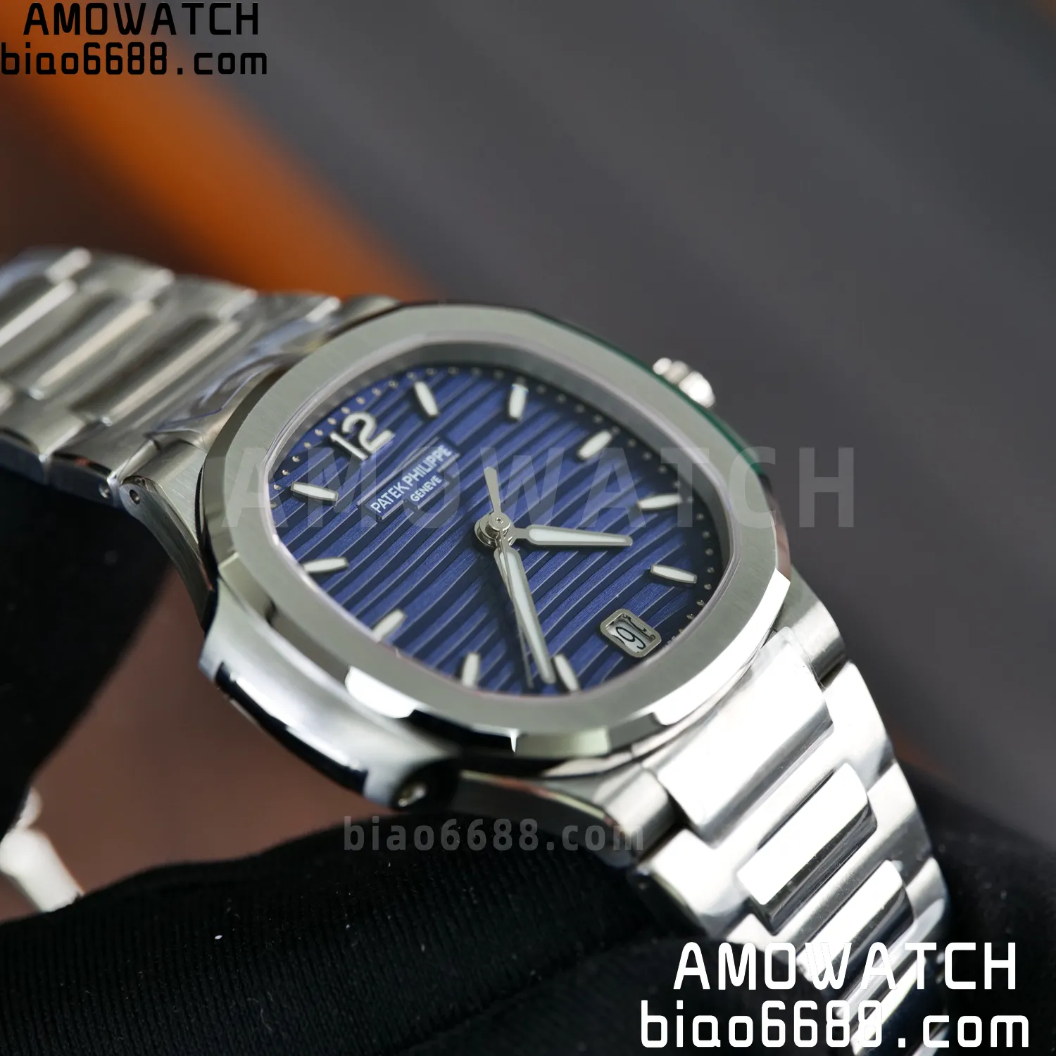 PP Nautilus 7118 Ladies DDF 1:1 Best Edition Blue Dial on SS Bracelet A324 Super Clone 70 b92efdff029c2bc AMO Watch