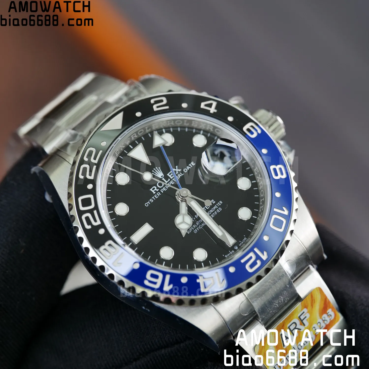 Rolex GMT-Master II 126710 BLRO Blue/Black Ceramic ARF Factory 1:1 Best Edition on Oyster Bracelet DD3285 V2 74 be8dee57afd4811 AMO Watch
