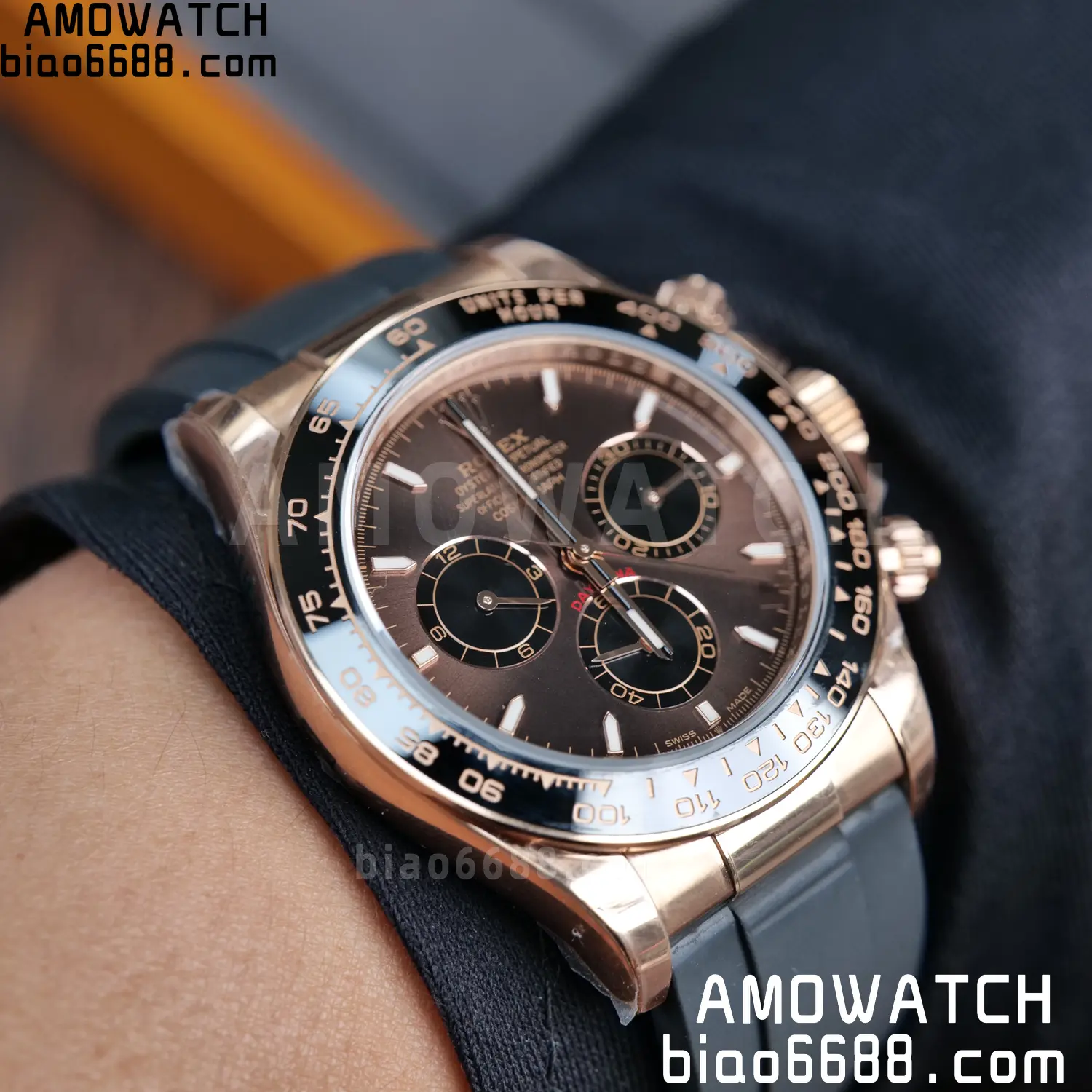 Rolex Daytona 126515 RG UFO 1:1 Best Edition RG Dial on Oysterflex Strap UF4131 (Free Sprung) 102 c04fcaa88e57b55 AMO Watch