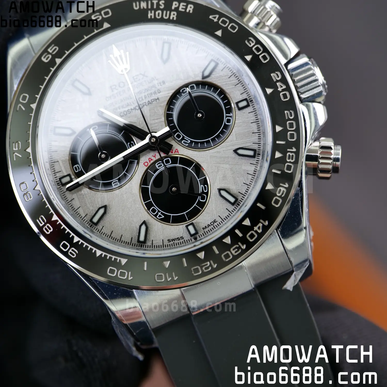 Rolex Daytona 126519 SS UFO 1:1 Best Edition Meteorite Dial on Oysterflex Strap UF4131 (Free Sprung) 78 c1e5d884abf5396 阿默表行AmoWatch