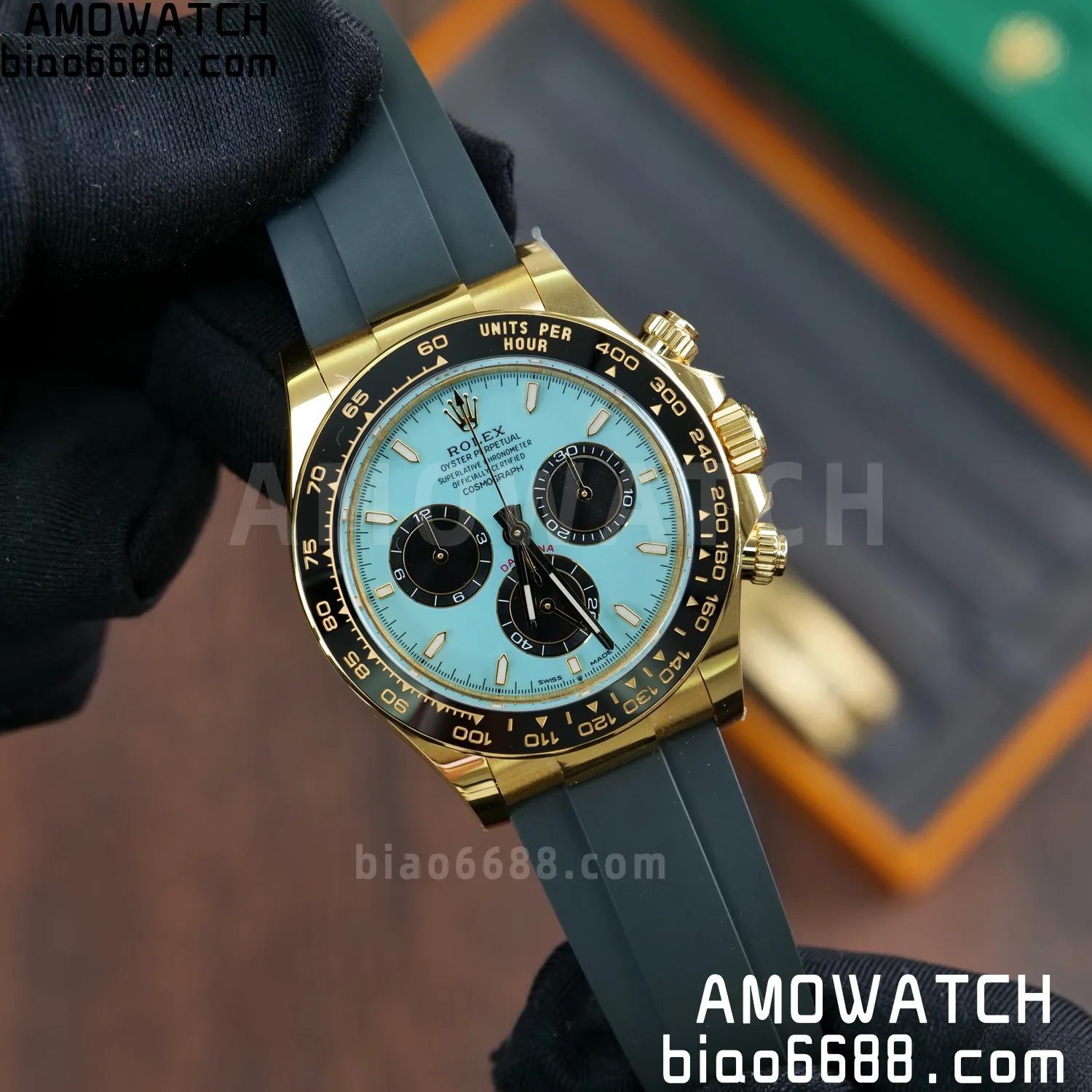 Rolex Daytona 126518 YG ARF 1:1 Best Edition Tiffany Stick Dial on Oysterflex Strap DD4131 V2 (Weighted) 160g 62 c8c1521da1e0334 阿默表行AmoWatch