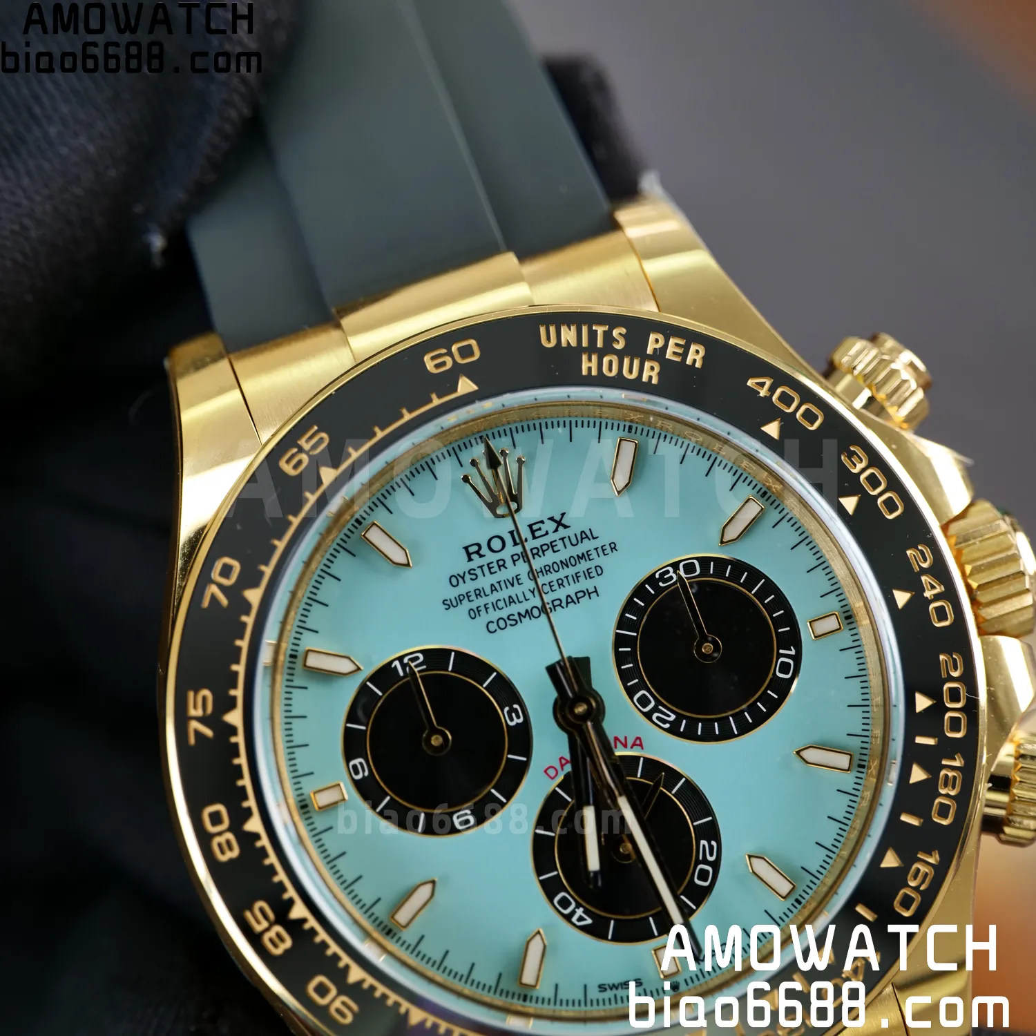 Rolex Daytona 126518 YG ARF 1:1 Best Edition Tiffany Stick Dial on Oysterflex Strap DD4131 V2 (Weighted) 160g 77 cf2ff3c66bc5598 阿默表行AmoWatch