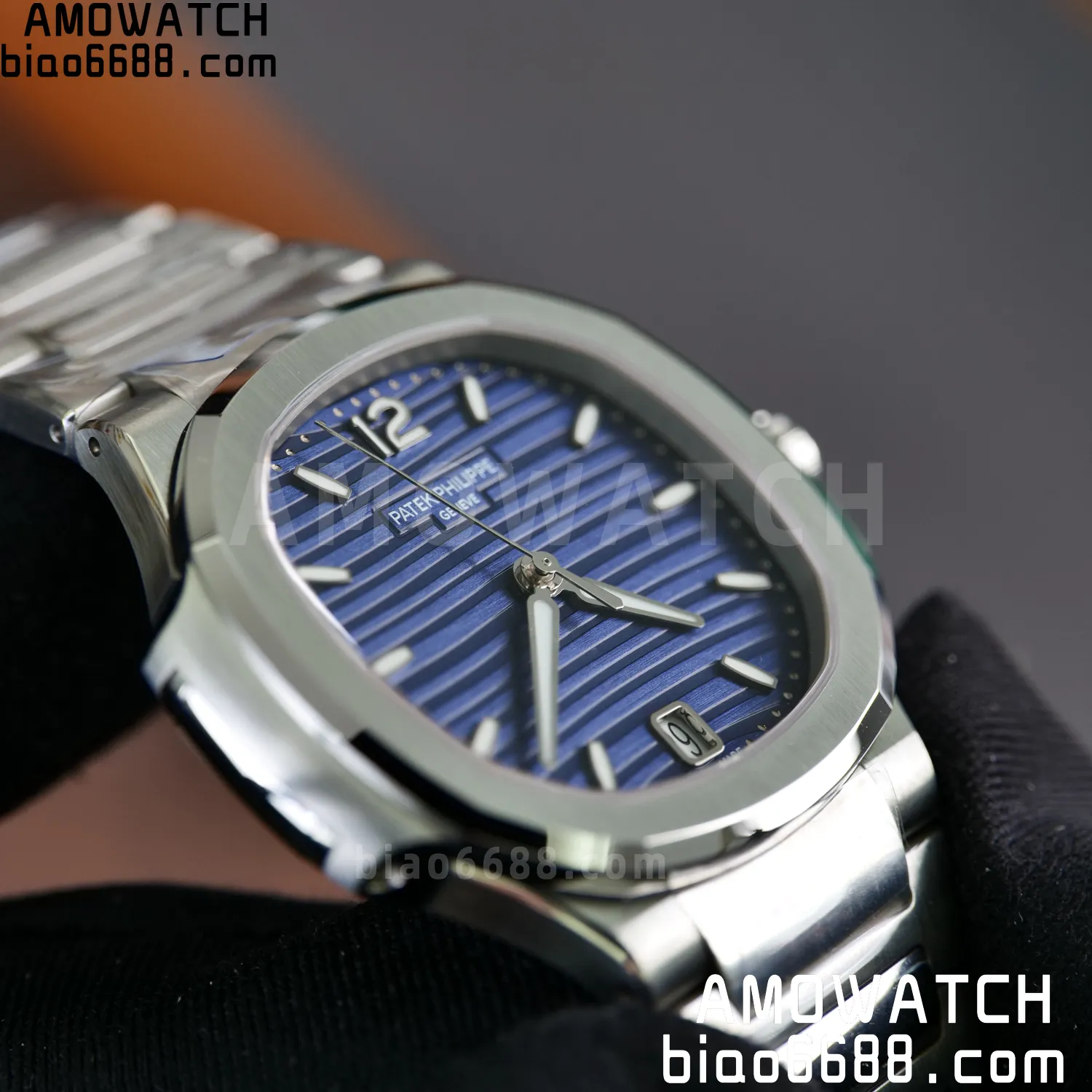 PP Nautilus 7118 Ladies DDF 1:1 Best Edition Blue Dial on SS Bracelet A324 Super Clone 78 d00f3c69b921ece AMO Watch
