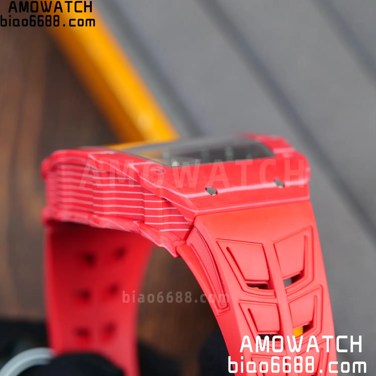 RICHARD MILLE RM035-02 Red NTPT ZF 1:1 Best Edition Skeleton Dial on Red Rubber Strap RMAL1 Super Clone V7 82 d524f259165b17d AMO Watch