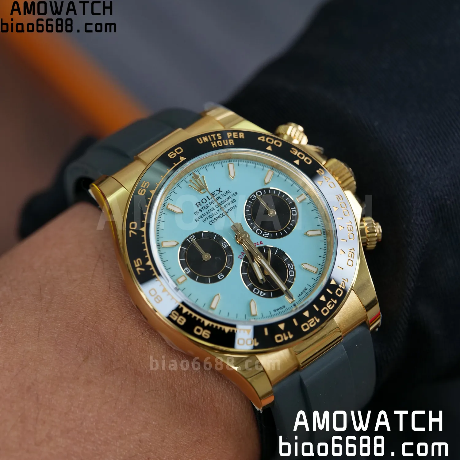 Rolex Daytona 126518 YG ARF 1:1 Best Edition Tiffany Stick Dial on Oysterflex Strap DD4131 V2 (Weighted) 160g 86 d9c954da46f85f6 阿默表行AmoWatch