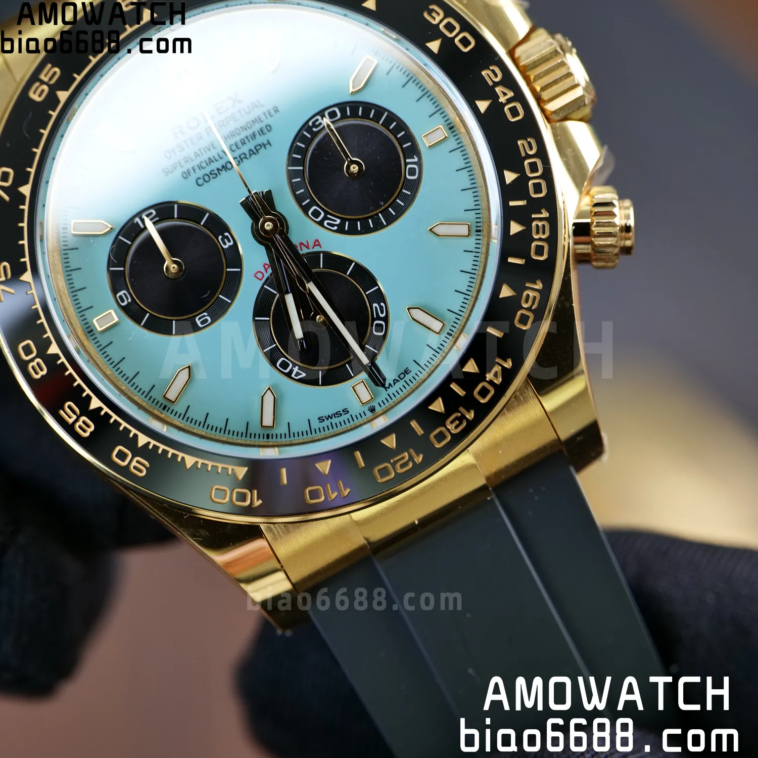 Rolex Daytona 126518 YG ARF 1:1 Best Edition Tiffany Stick Dial on Oysterflex Strap DD4131 V2 (Weighted) 160g 76 dc180f27629a337 阿默表行AmoWatch