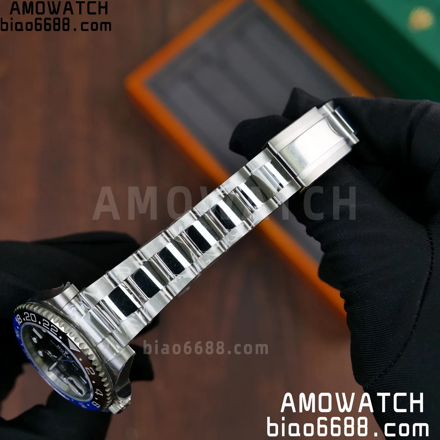 Rolex GMT-Master II 126710 BLRO Blue/Black Ceramic ARF Factory 1:1 Best Edition on Oyster Bracelet DD3285 V2 66 dc2811b0ab4e164 AMO Watch