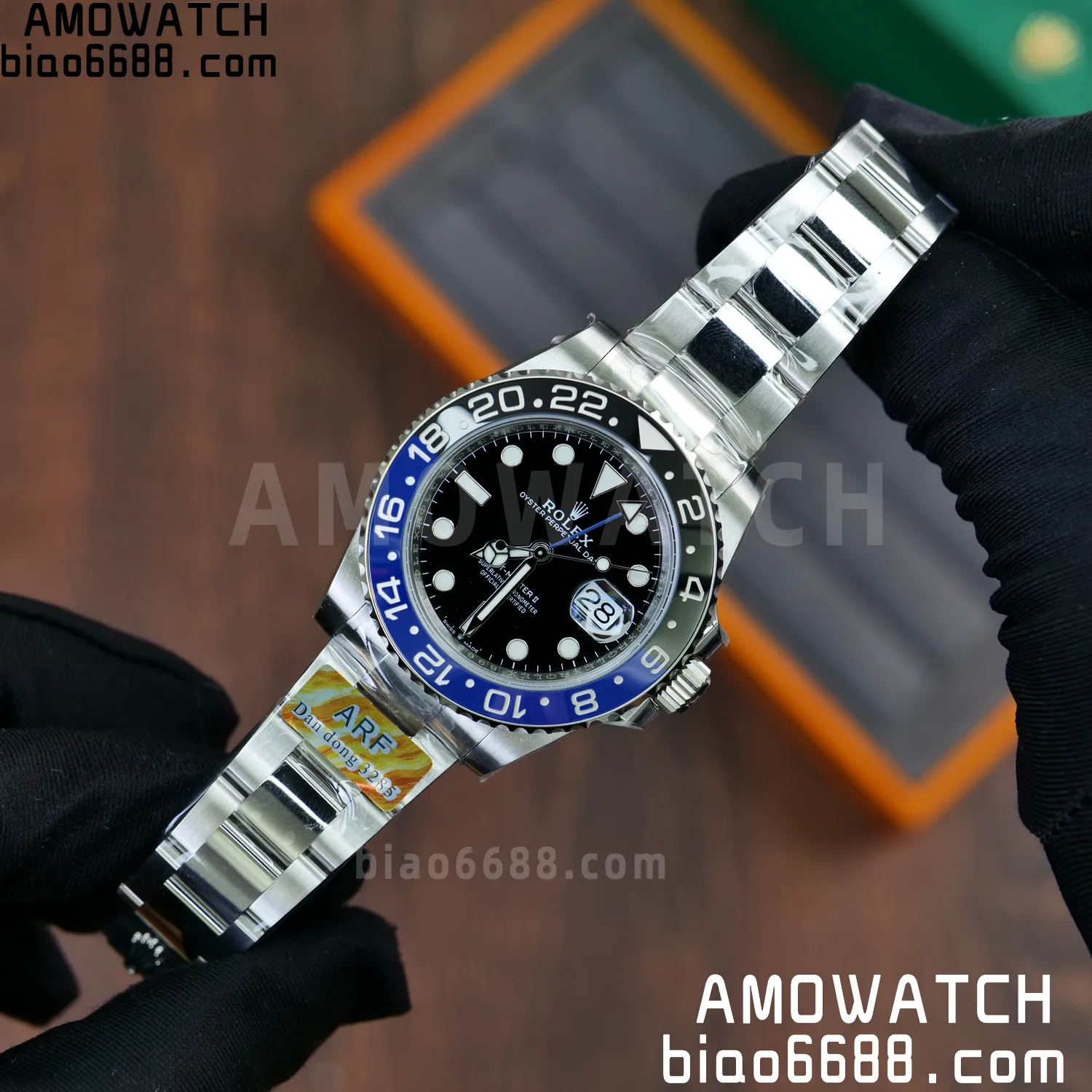 Rolex GMT-Master II 126710 BLRO Blue/Black Ceramic ARF Factory 1:1 Best Edition on Oyster Bracelet DD3285 V2 65 dc5f77349ea452e AMO Watch