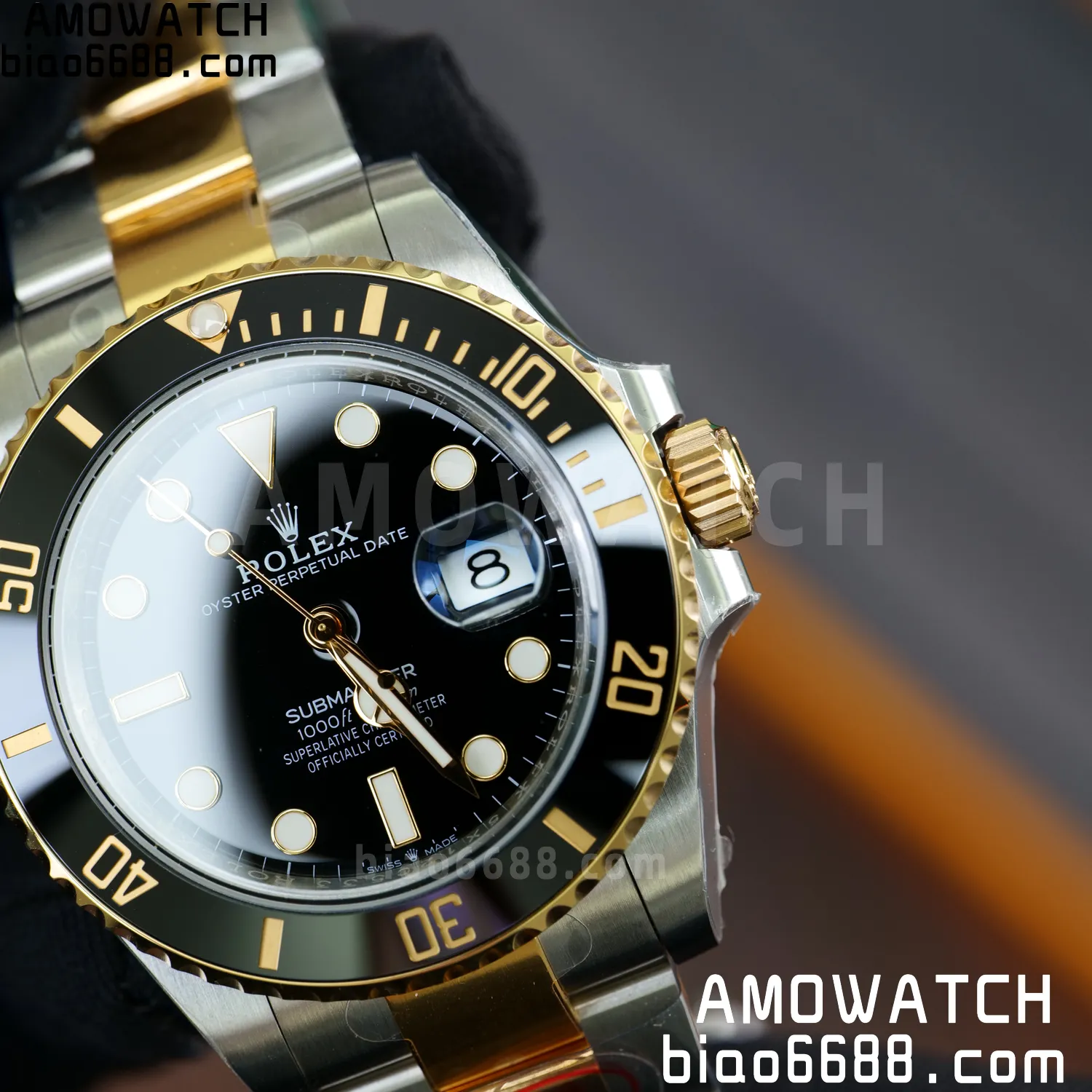 Rolex Submariner 126613 LN SS/YG Black Ceramic 904L Steel VSF 1:1 Best Edition V2 176g 77 df20f7be2072eed AMO Watch