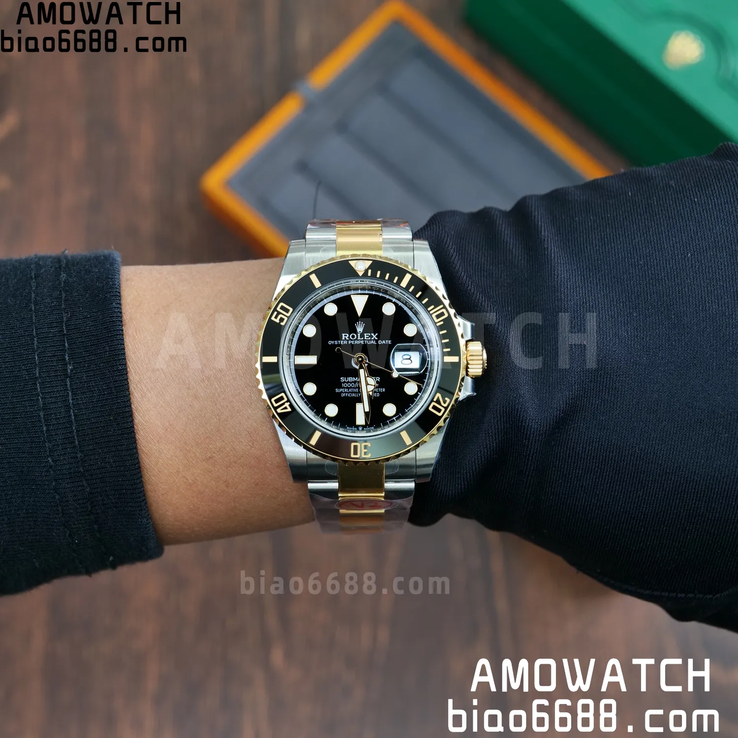 Rolex Submariner 126613 LN SS/YG Black Ceramic 904L Steel VSF 1:1 Best Edition V2 176g 89 e989c944fa487ca AMO Watch