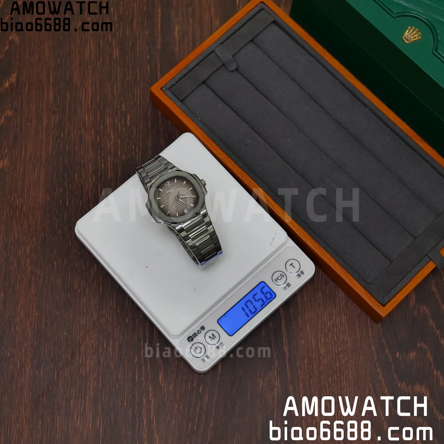 PP Nautilus 7118 Ladies DDF 1:1 Best Edition Gray Dial on SS Bracelet A324 Super Clone 57 f7e3183764b33a8 AMO Watch