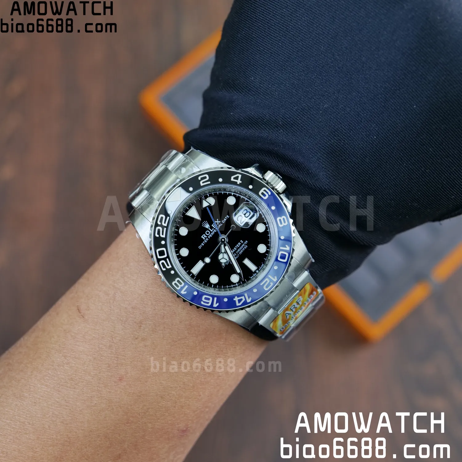 Rolex GMT-Master II 126710 BLRO Blue/Black Ceramic ARF Factory 1:1 Best Edition on Oyster Bracelet DD3285 V2 89 fd31cbb32e9f9a8 AMO Watch