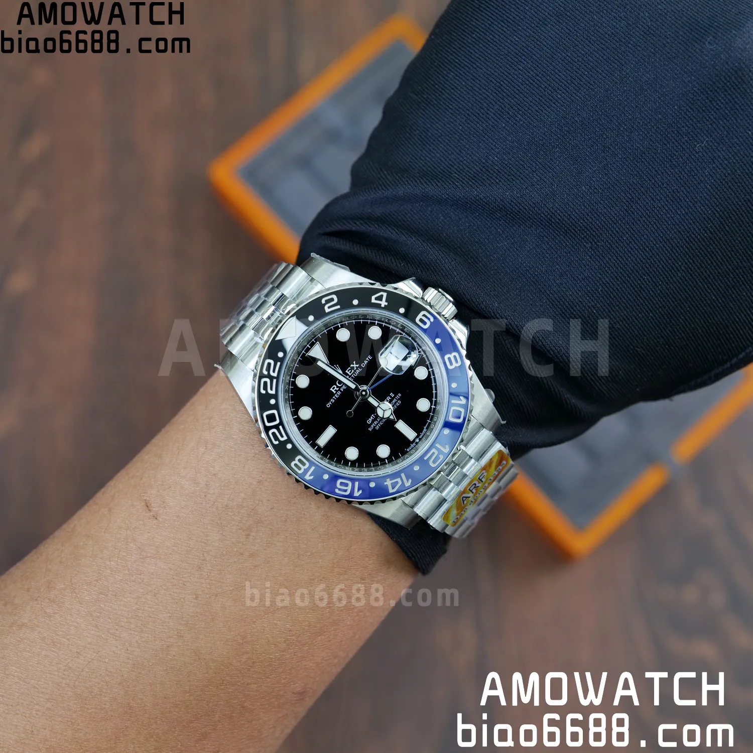 Rolex GMT-Master II 126710 BLRO Blue/Black Ceramic ARF Factory 1:1 Best Edition on Jubilee Bracelet DD3285 V2 87 fe37a26a64c1eca AMO Watch