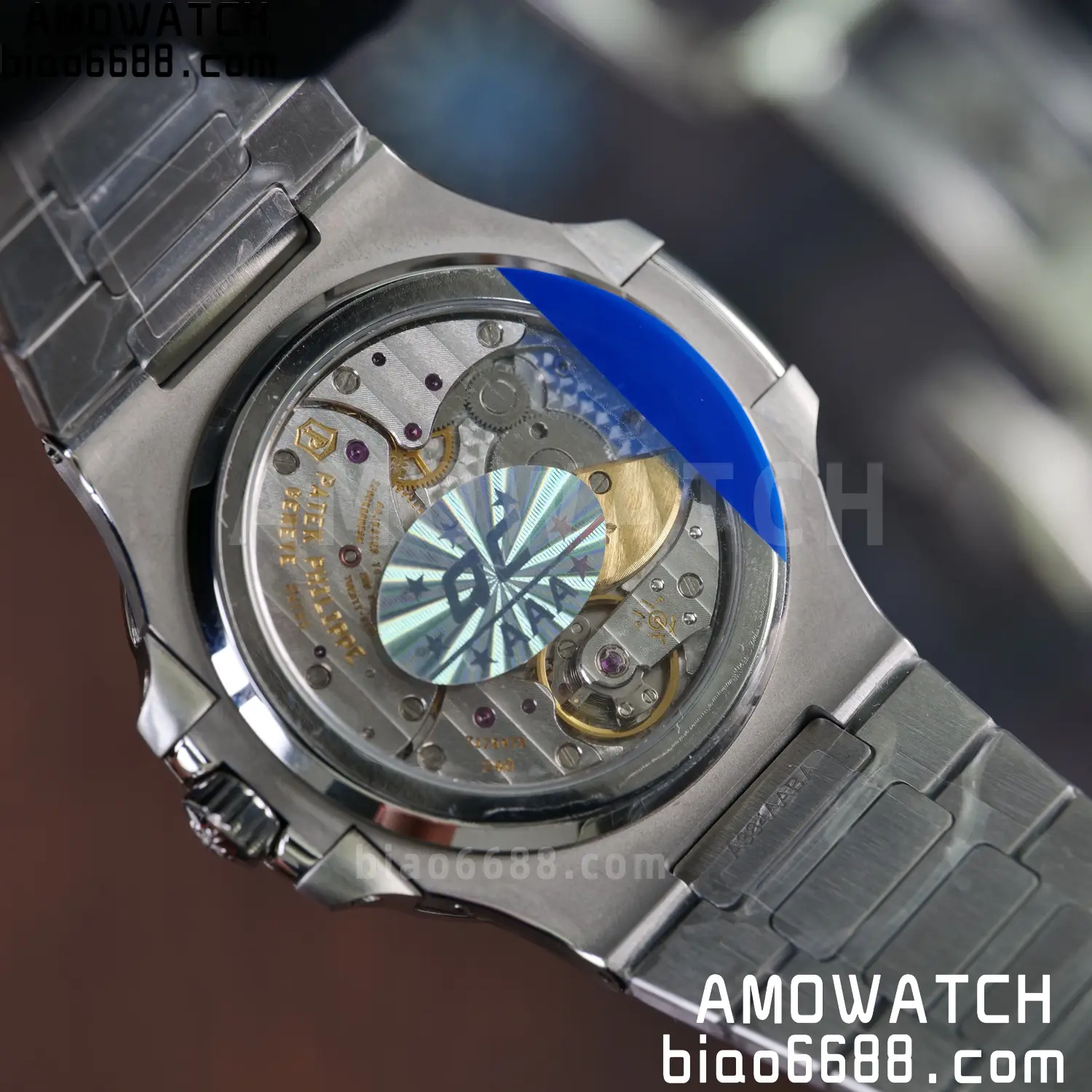Custom Made PP Nautilus 5712 SW Dial Hands VVS Moon Phase Wheel 106 06697f580eeff97 AMO Watch