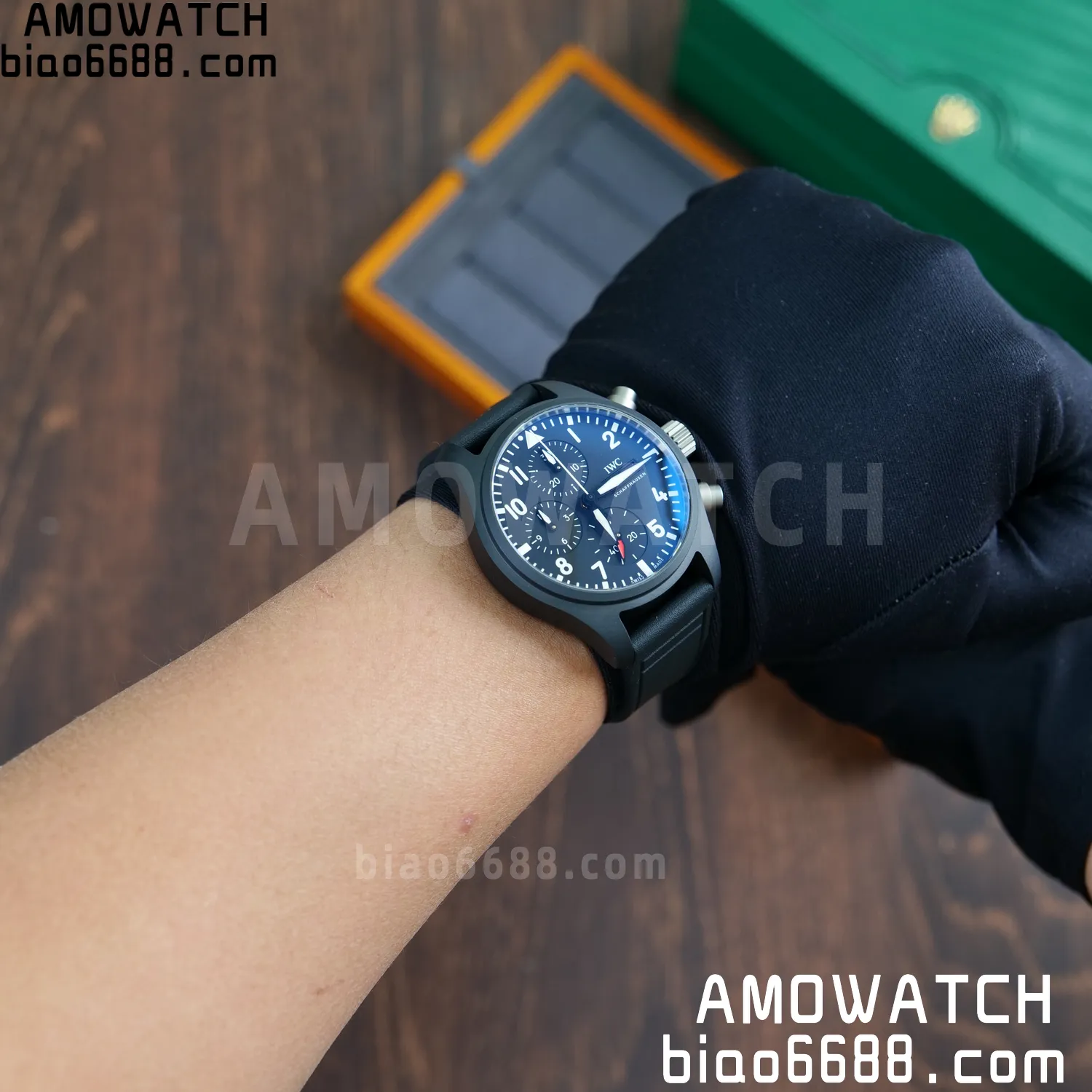 IWC Pilot Chrono IW389401 Black Ceramic APSF 1:1 Best Edition Black Dial SA69385 Super Clone 74 0d324c71e3634b5 AMO Watch