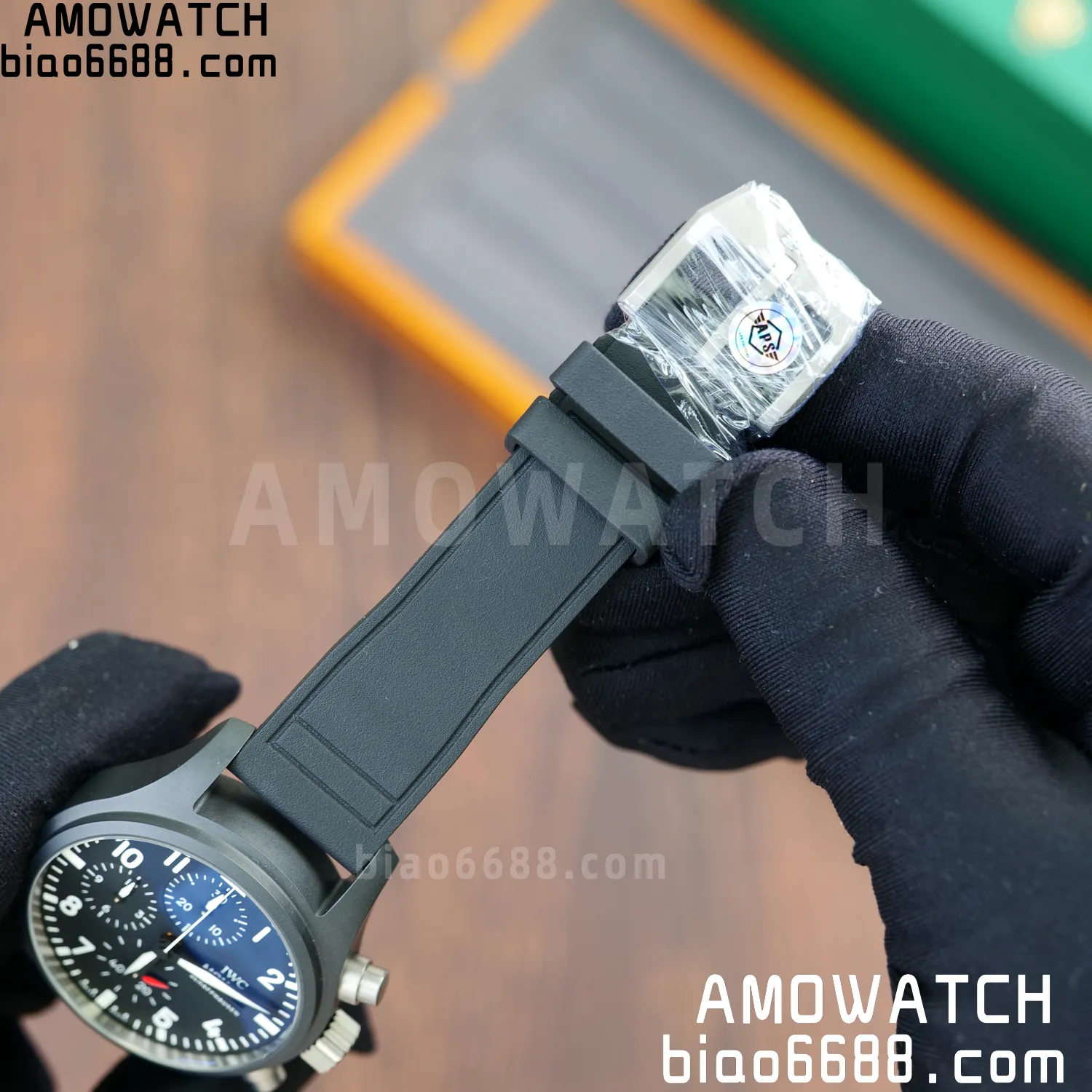 IWC Pilot Chrono IW389401 Black Ceramic APSF 1:1 Best Edition Black Dial SA69385 Super Clone 54 132d6a446e9d17b AMO Watch