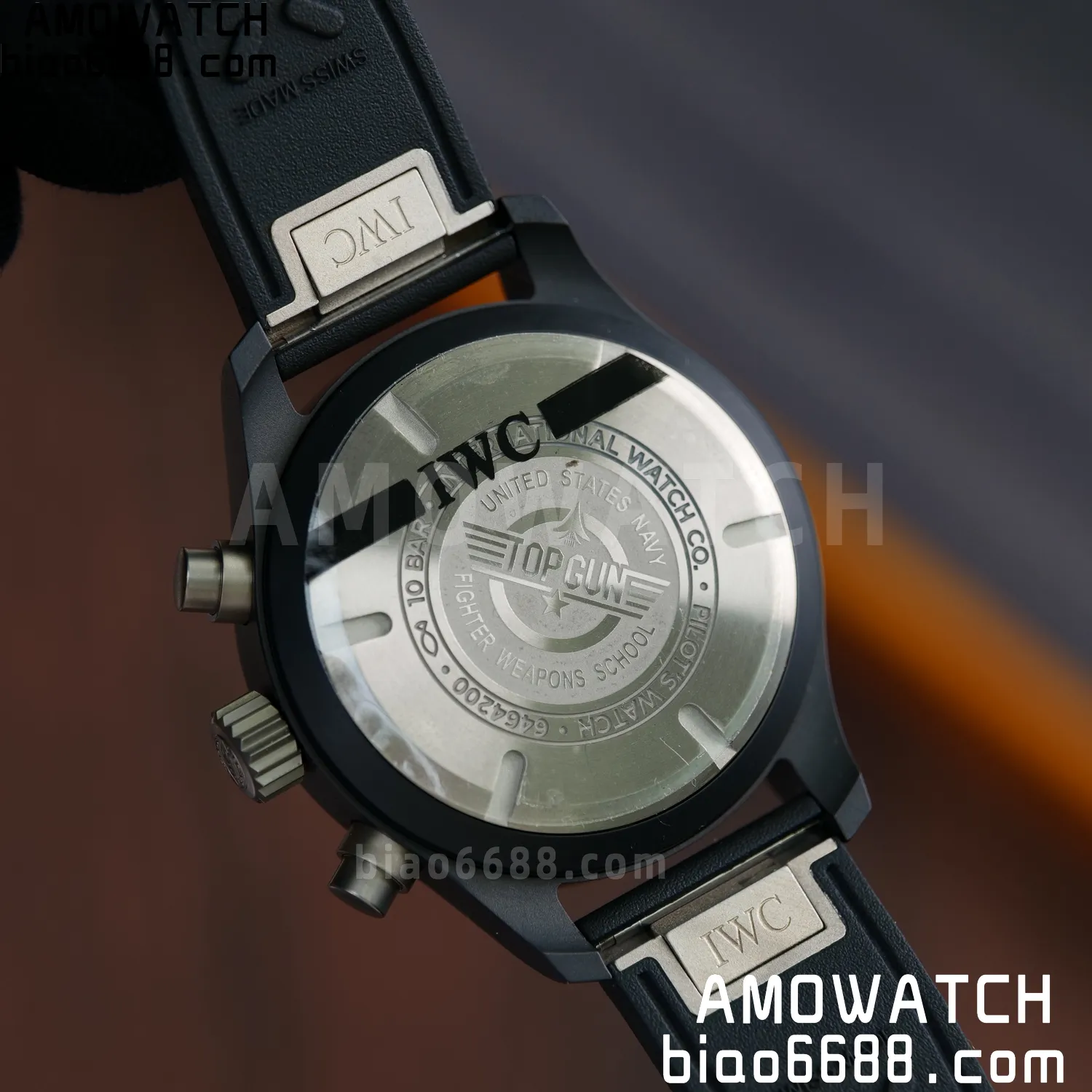 IWC Pilot Chrono IW389401 Black Ceramic APSF 1:1 Best Edition Black Dial SA69385 Super Clone 68 1707211fa1ce05e AMO Watch