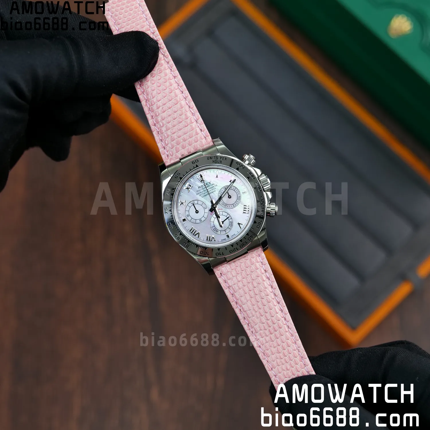 Rolex Daytona 116519 PPM Factory 1:1 Best Edition MOP Roman Dial on Red Leather Strap 4130 68 1eb91ddb2101b74 阿默表行AmoWatch