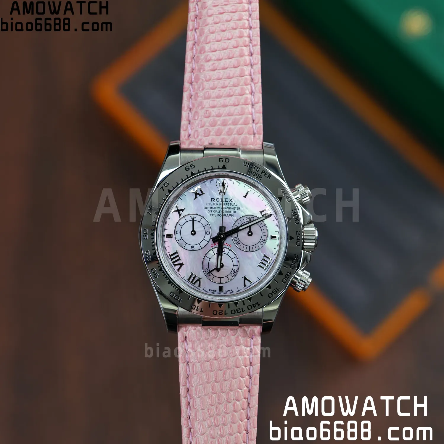 Rolex Daytona 116519 PPM Factory 1:1 Best Edition MOP Roman Dial on Red Leather Strap 4130 73 1fabc33cb9643b4 阿默表行AmoWatch