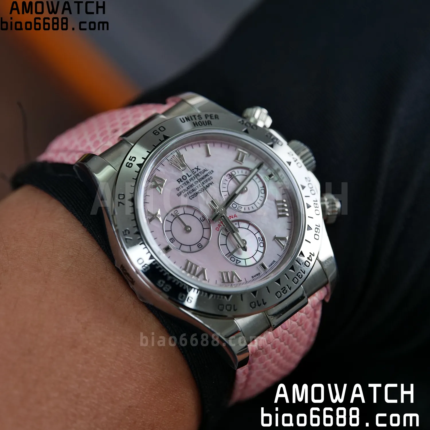 Rolex Daytona 116519 PPM Factory 1:1 Best Edition MOP Roman Dial on Red Leather Strap 4130 93 200b31e497c6d3e 阿默表行AmoWatch
