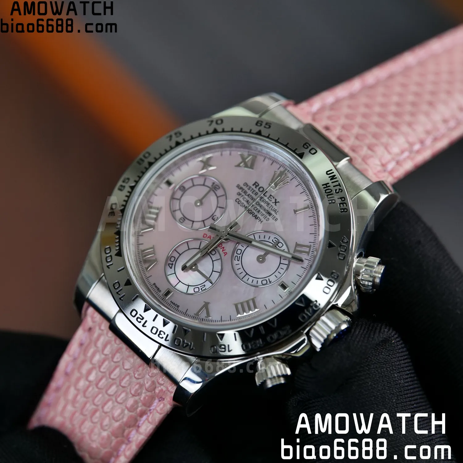 Rolex Daytona 116519 PPM Factory 1:1 Best Edition MOP Roman Dial on Red Leather Strap 4130 80 214e2e4eaf31667 阿默表行AmoWatch
