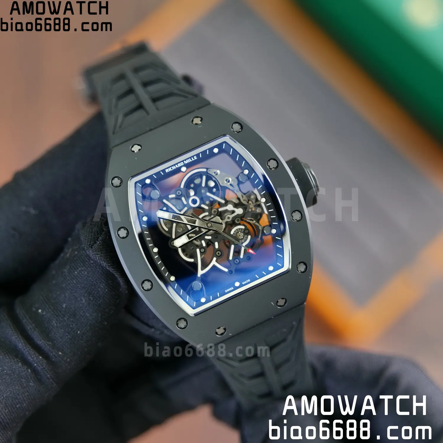 Richard Mille RM055 Black Ceramic ZF 1:1 Best Edition RMUL2 Super Clone V3 83 226c3164969cbbf 阿默表行AmoWatch