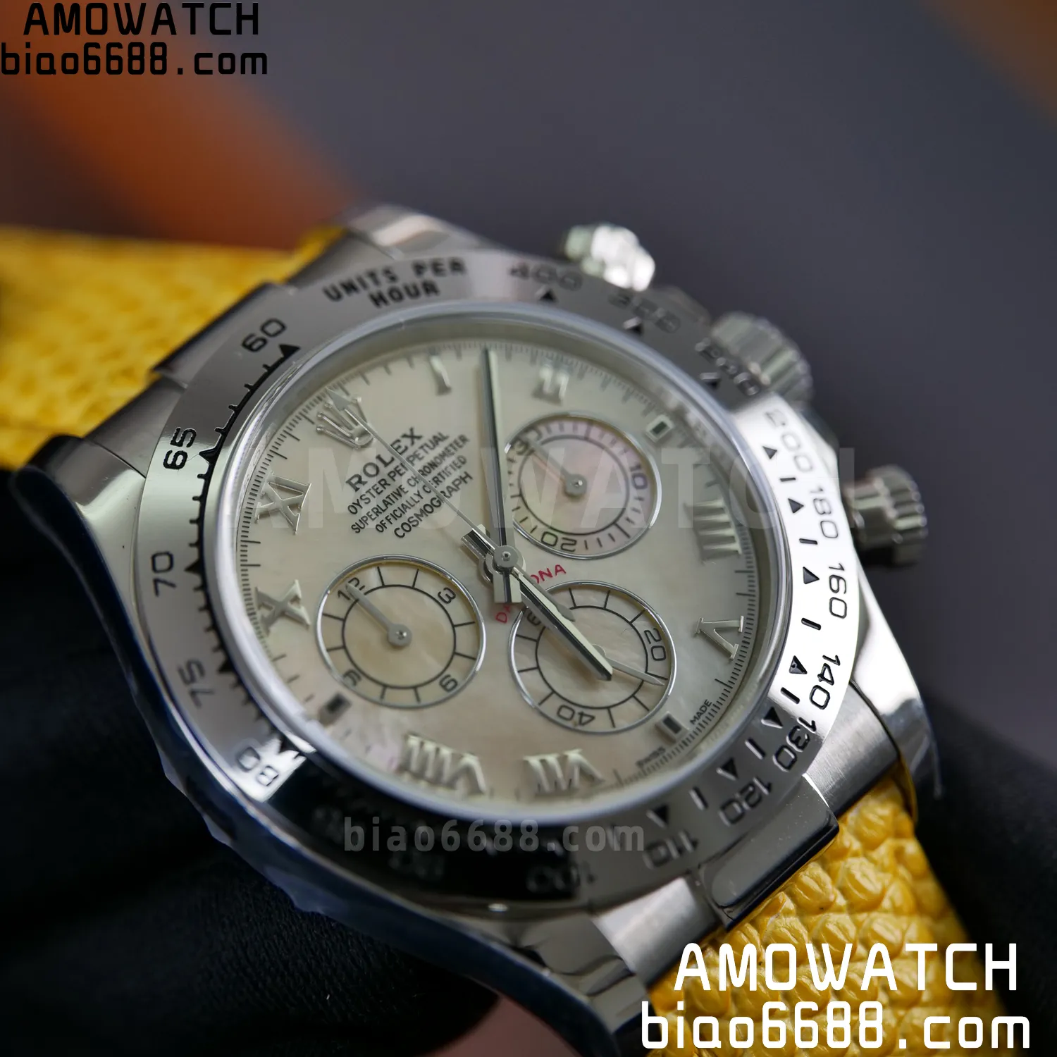Rolex Daytona 116519 PPM Factory 1:1 Best Edition MOP Roman Dial on Leather Strap 4130 79 2b4b6fd2d4b44cc 阿默表行AmoWatch