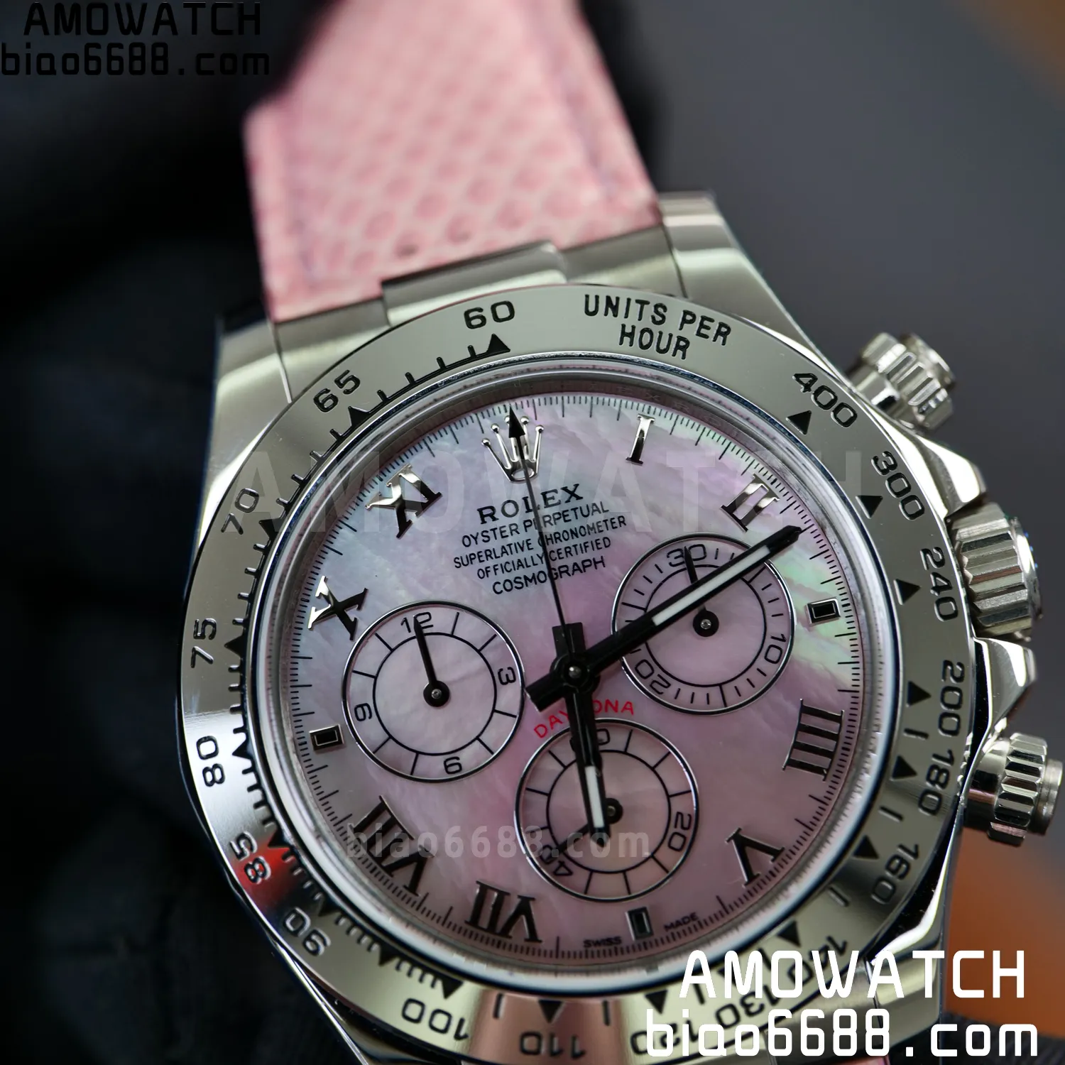 Rolex Daytona 116519 PPM Factory 1:1 Best Edition MOP Roman Dial on Red Leather Strap 4130 85 2dae81022349bb0 阿默表行AmoWatch
