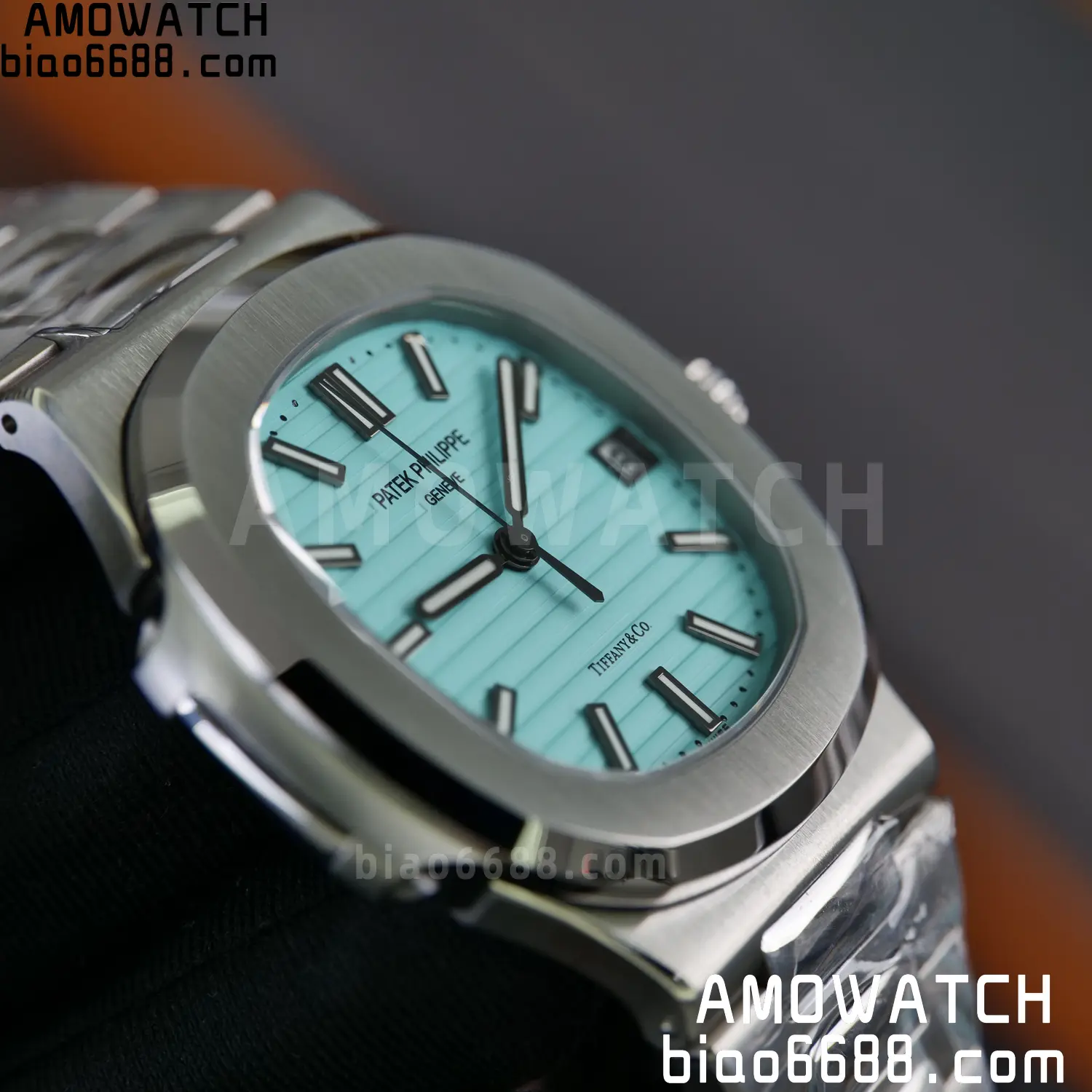 Custom Made PP Nautilus 5711 Tiffany Modified content :SW factory Tiffany Dial 、SW Pointer、DEEP crystal 107 3a7a4b1b4e85f54 阿默表行AmoWatch