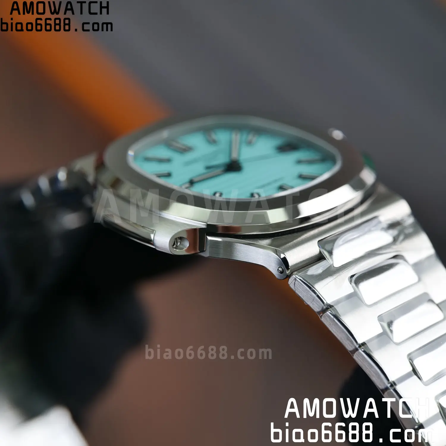 Custom Made PP Nautilus 5711 Tiffany Modified content :SW factory Tiffany Dial 、SW Pointer、DEEP crystal 97 3d14a7cb0e9c7a5 阿默表行AmoWatch