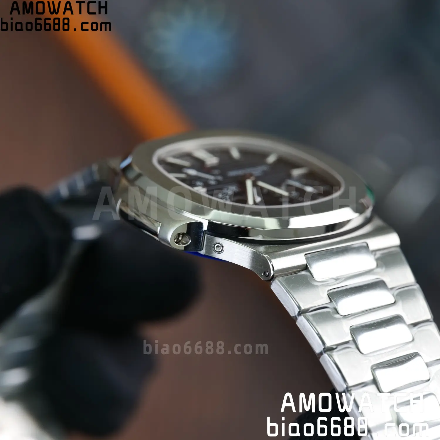 Custom Made PP Nautilus 5712 SW Dial Hands VVS Moon Phase Wheel 93 41b40dbbe3e4cb1 AMO Watch
