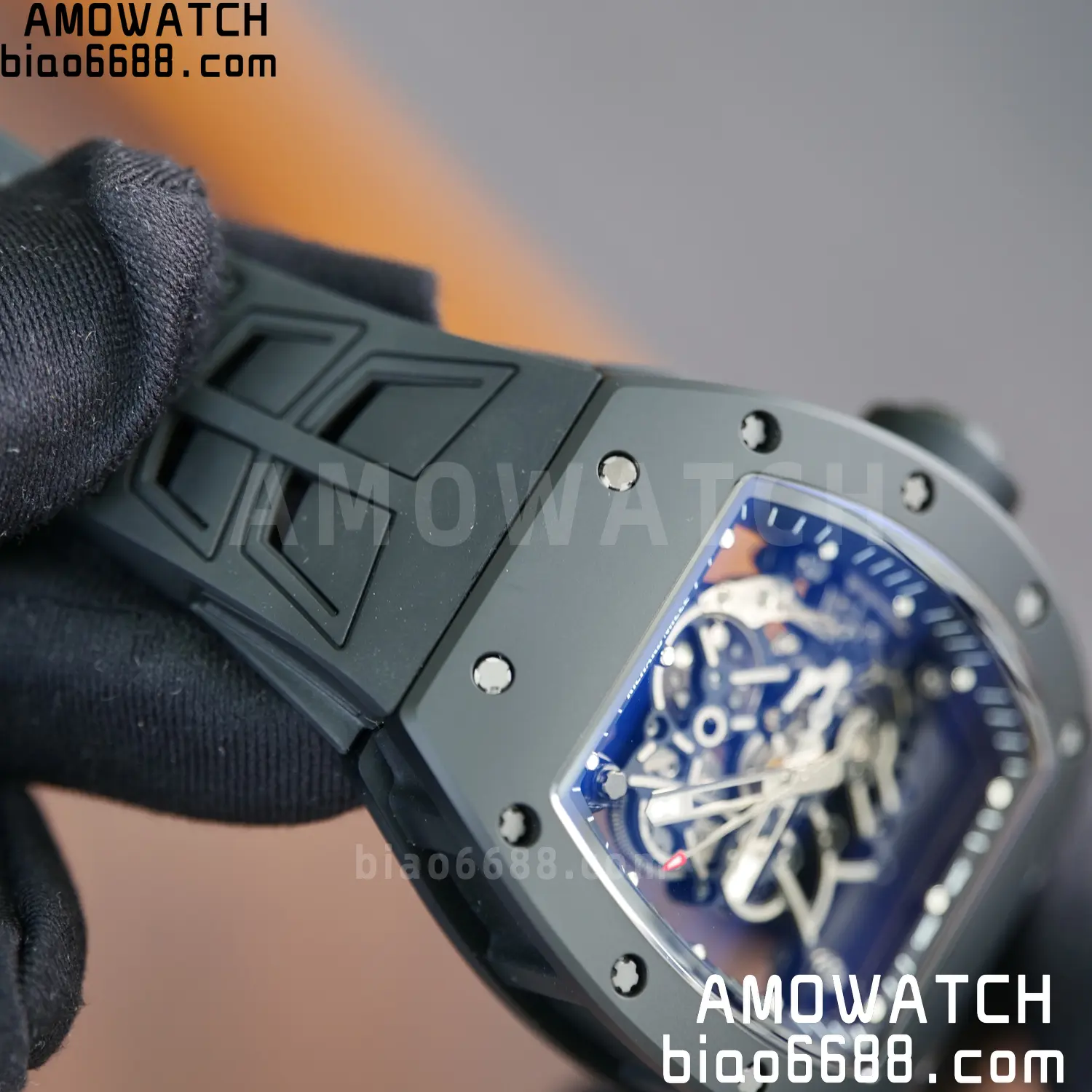 Richard Mille RM055 Black Ceramic ZF 1:1 Best Edition RMUL2 Super Clone V3 96 48f0a949b1b24c0 阿默表行AmoWatch