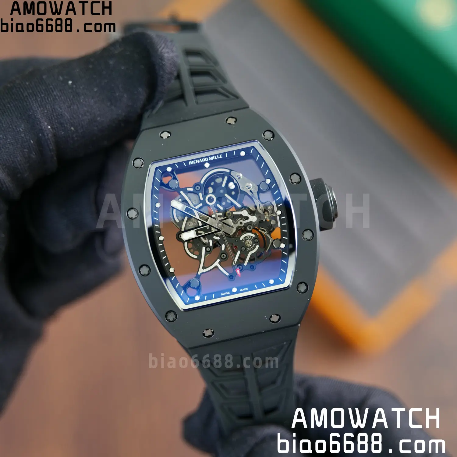 Richard Mille RM055 Black Ceramic ZF 1:1 Best Edition RMUL2 Super Clone V3 84 56c6a1b49f4845d 阿默表行AmoWatch