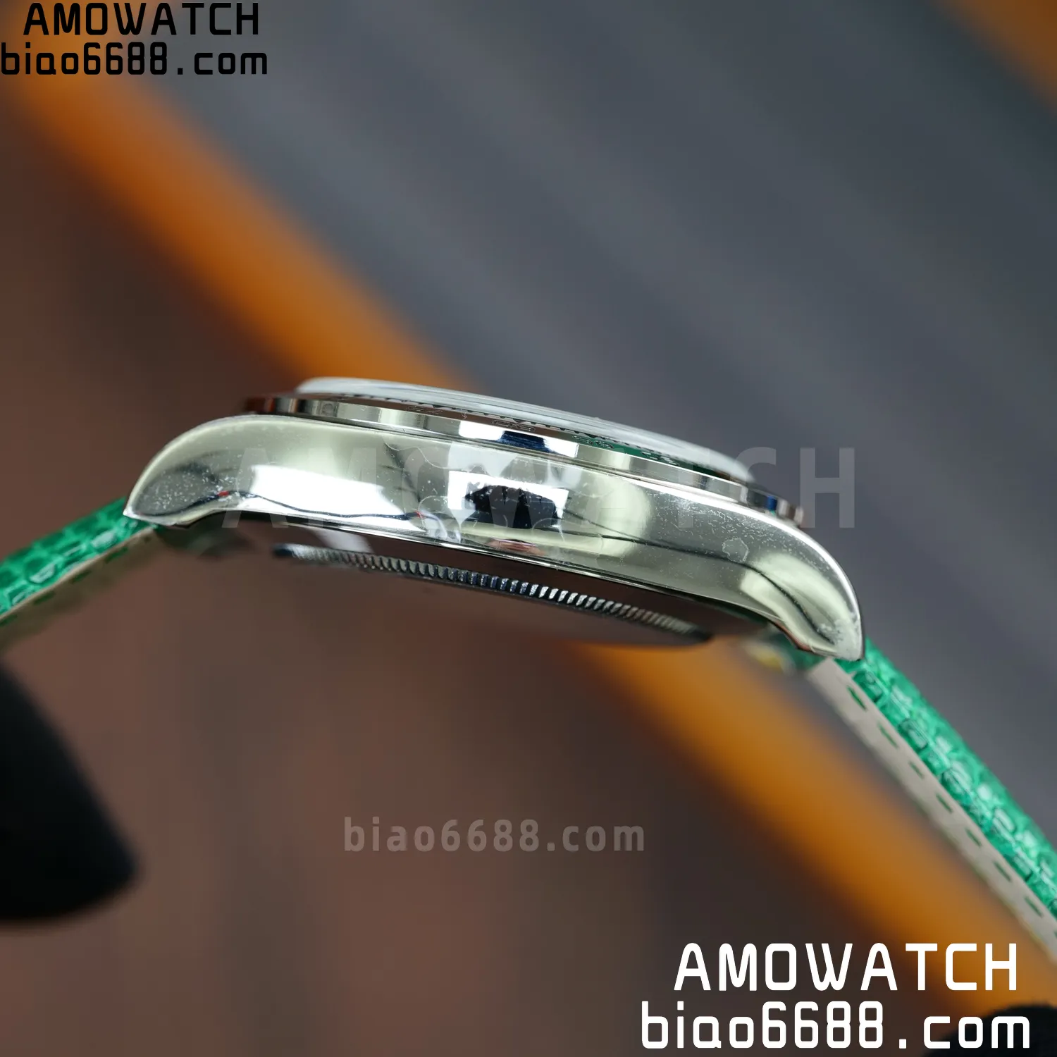 Rolex Daytona 116519 PPM Factory 1:1 Best Edition Green Roman Dial on Leather Strap 4130 75 5968f7e28a5022a 阿默表行AmoWatch