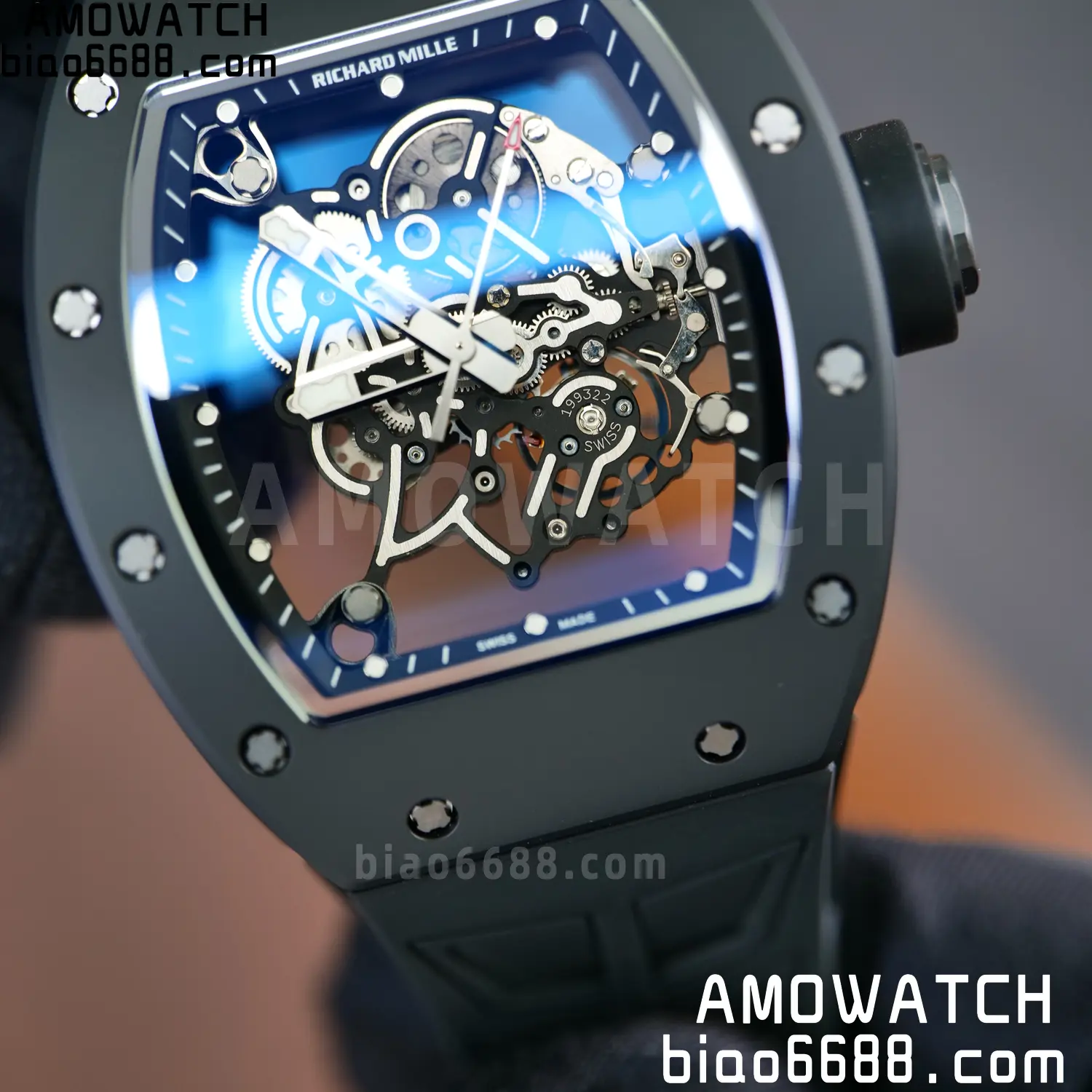 Richard Mille RM055 Black Ceramic ZF 1:1 Best Edition RMUL2 Super Clone V3 99 5ee228de2fabac4 阿默表行AmoWatch