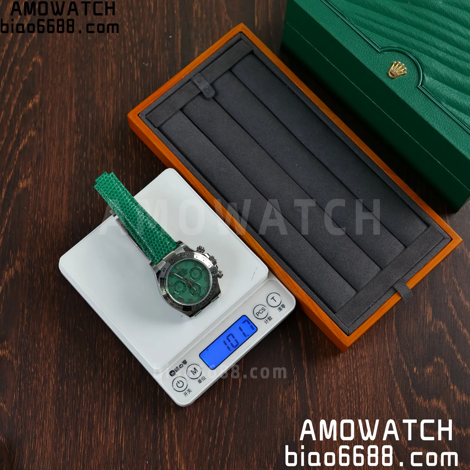 Rolex Daytona 116519 PPM Factory 1:1 Best Edition Green Roman Dial on Leather Strap 4130 66 60f05cfa49cf7ec 阿默表行AmoWatch
