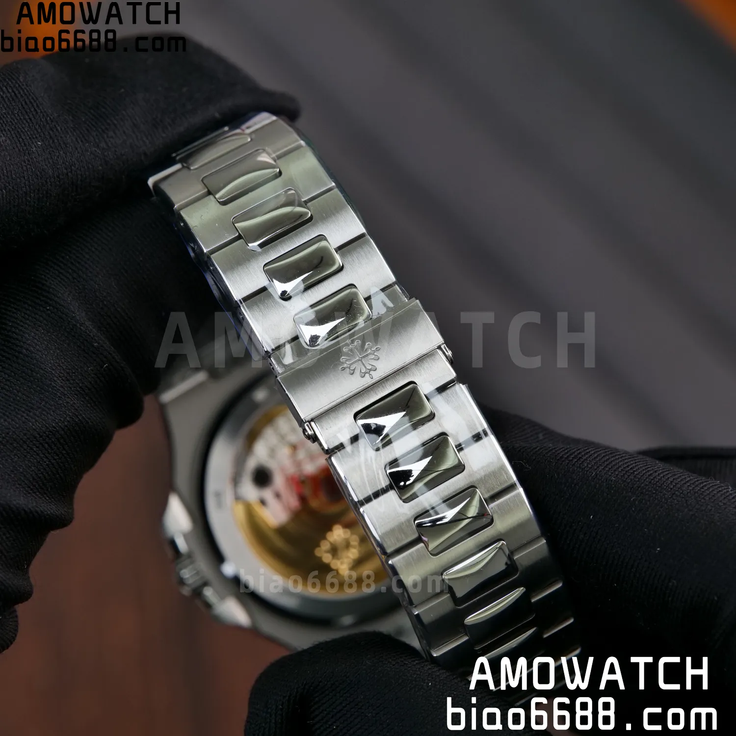 PP Nautilus 5711 DDF 1:1 Best Edition White Dial on SS Bracelet DD324 Super Clone V2 99 63425dee55e7036 AMO Watch